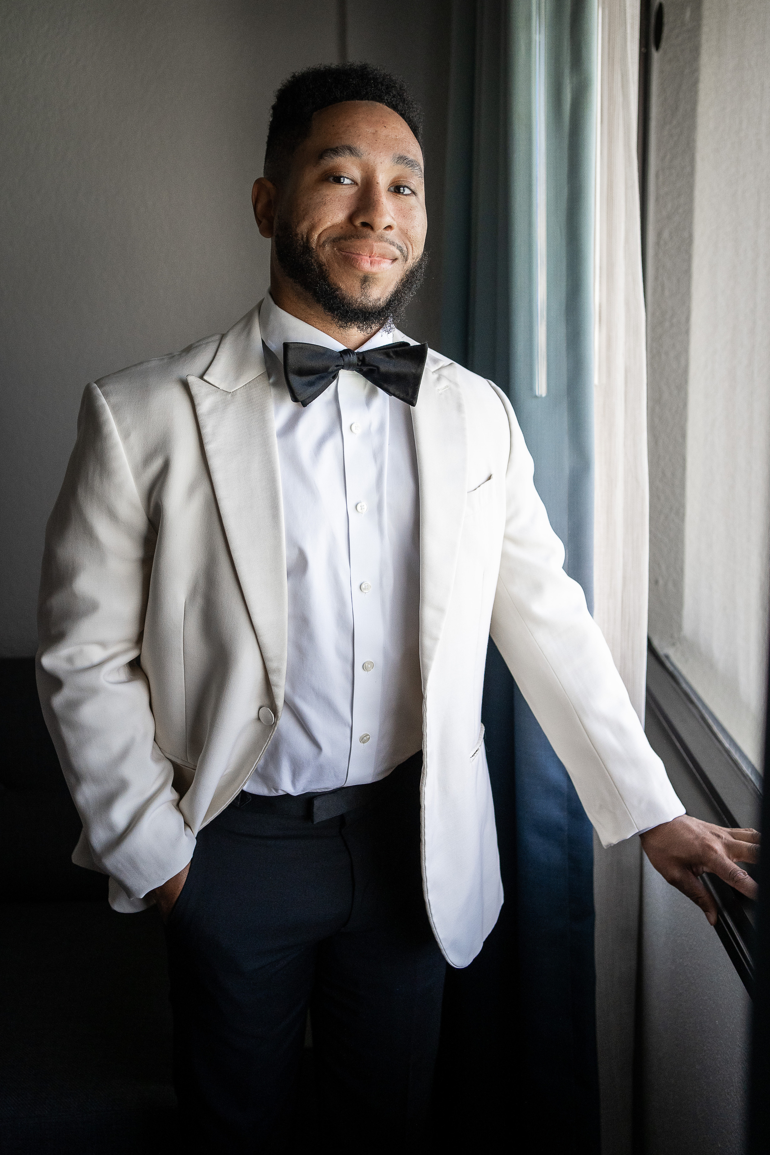 groom getting ready