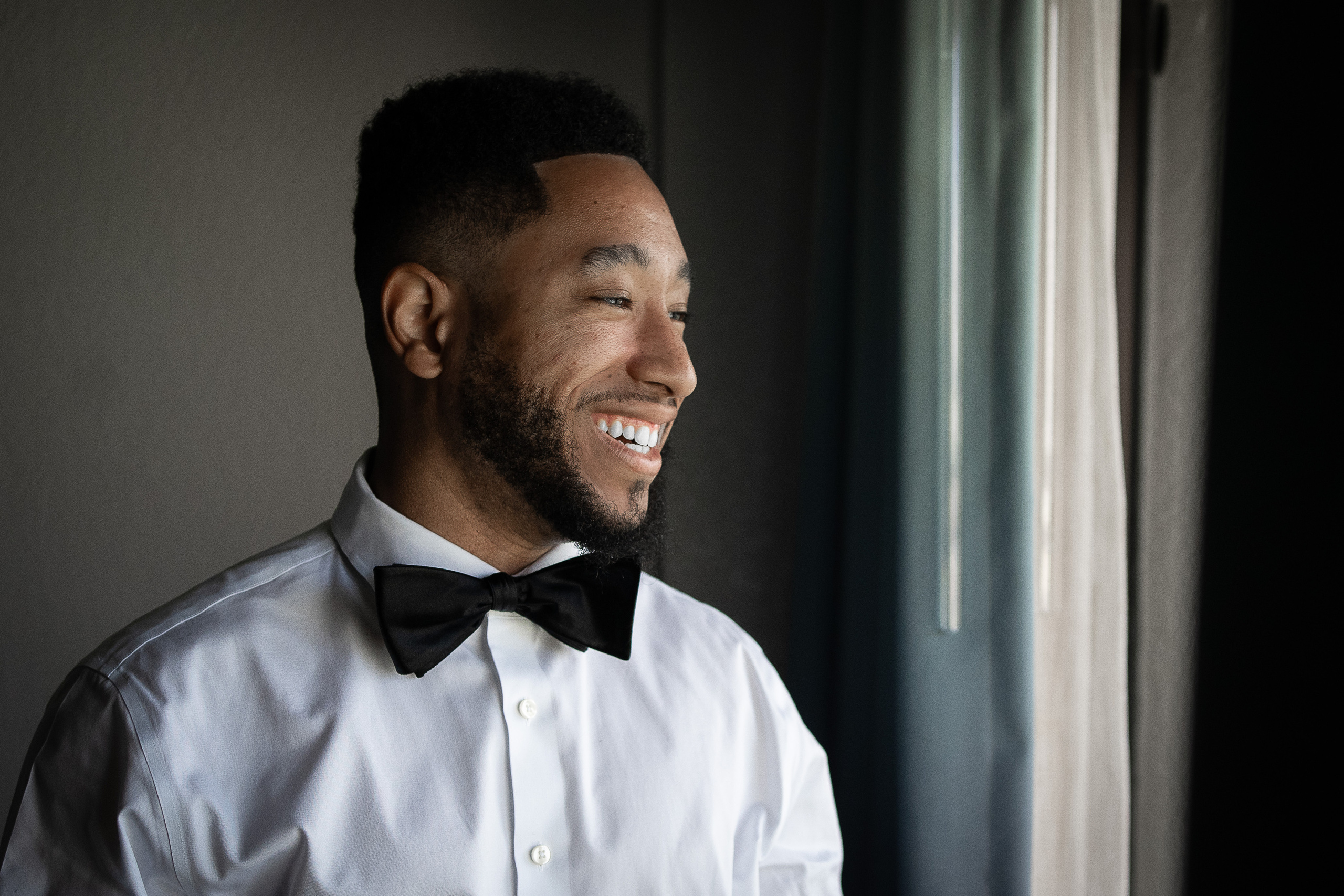 groom getting ready