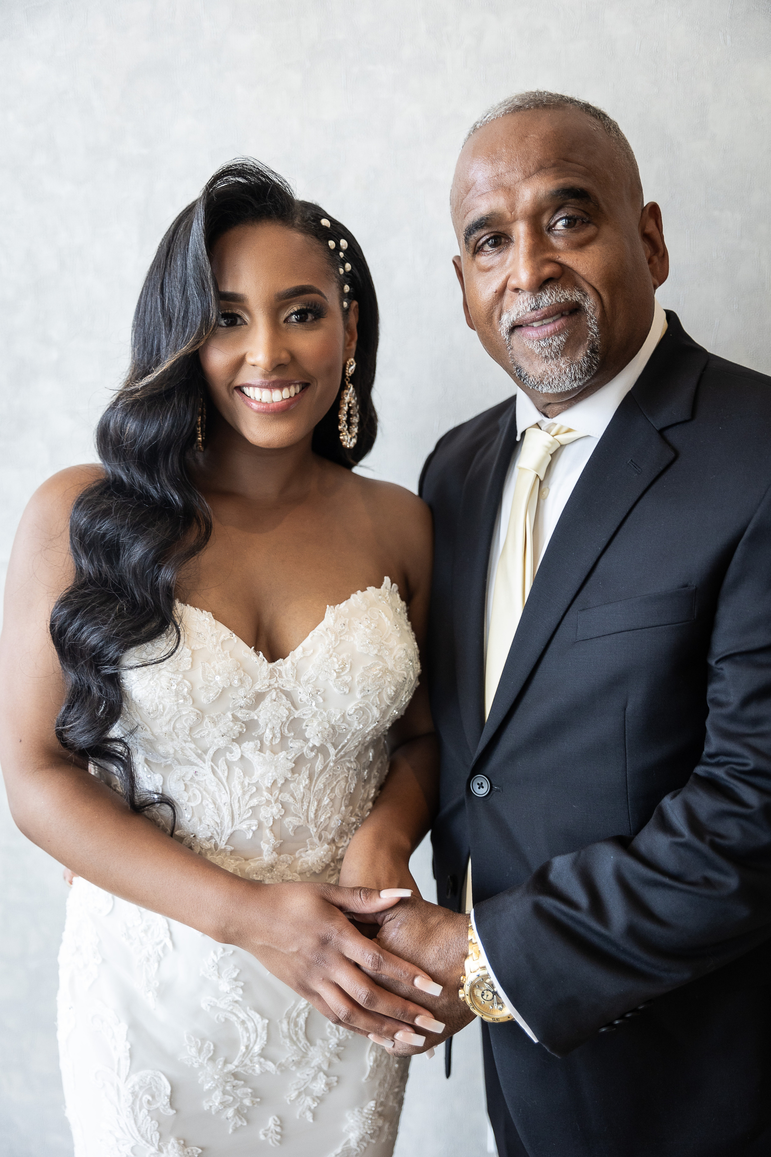 bride and father