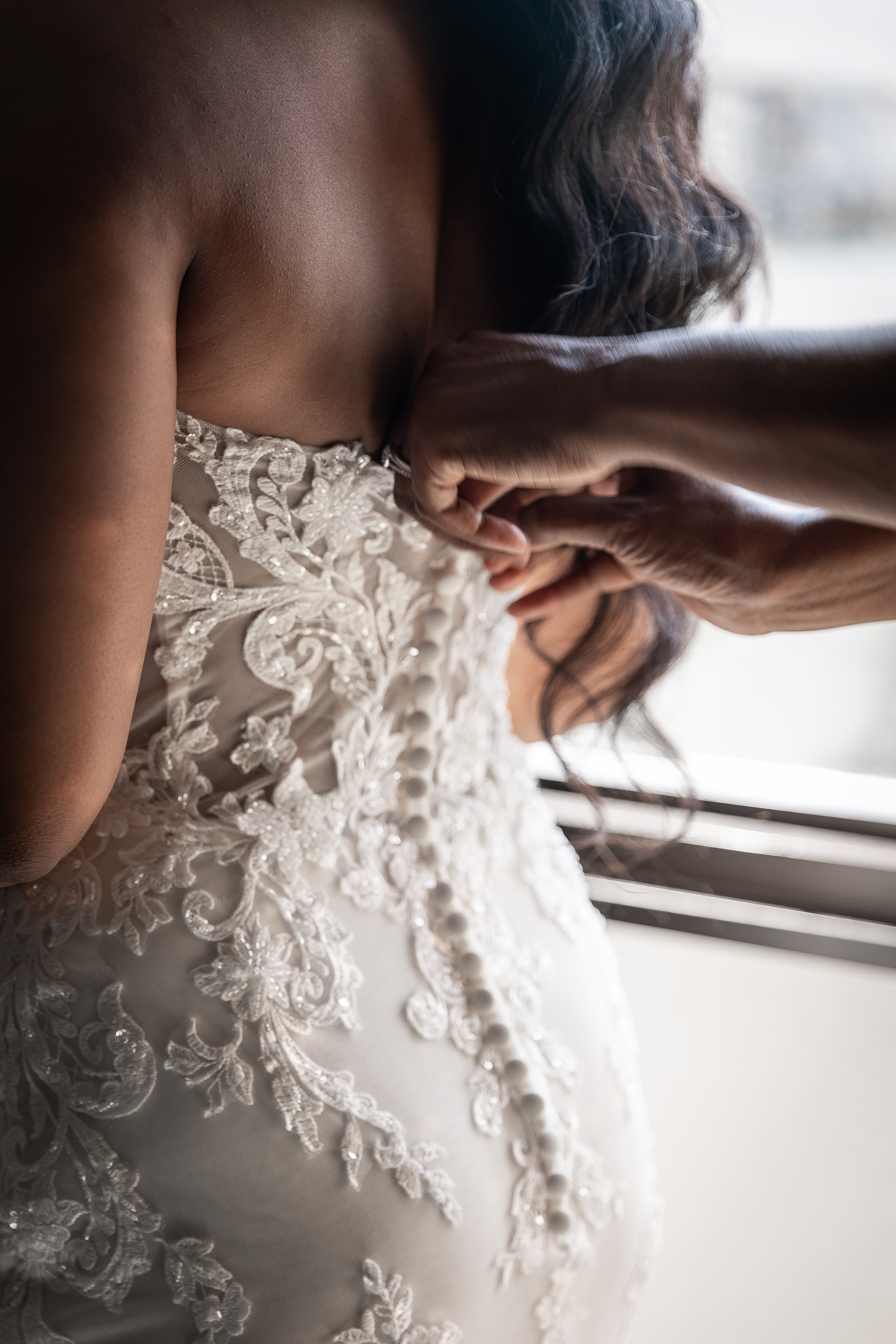 getting ready bride