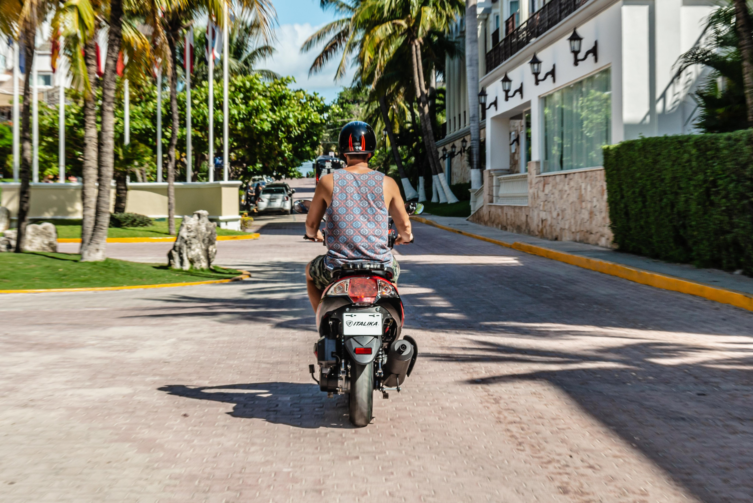 Scooter Photography for Rental Website in Mexico. PHOTOGRAPHER QUINTANA ROO
