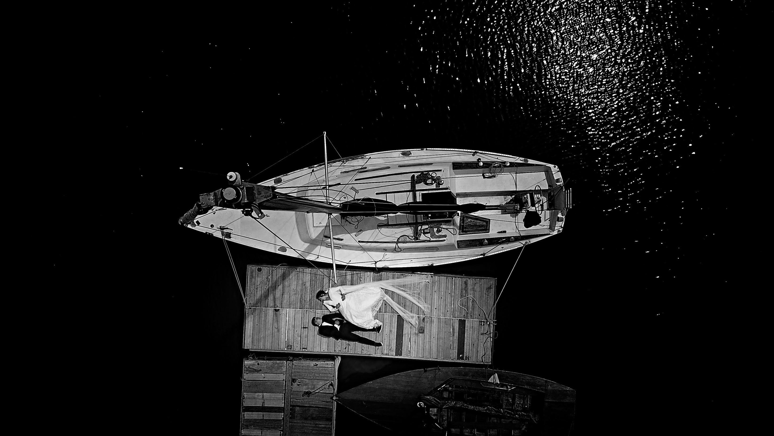 aerial-drone-shot-outdoor-wedding-ceremony