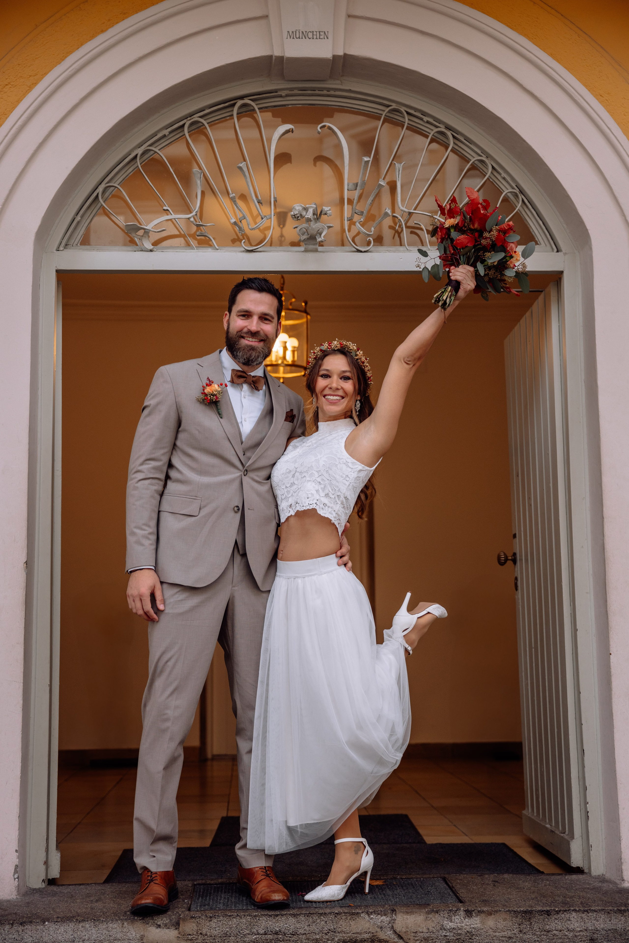 Herbsthochzeit im Standesamt Schwabing. Hochzeitsfotograf München Taufe Familienfotograf Tanja Mauke