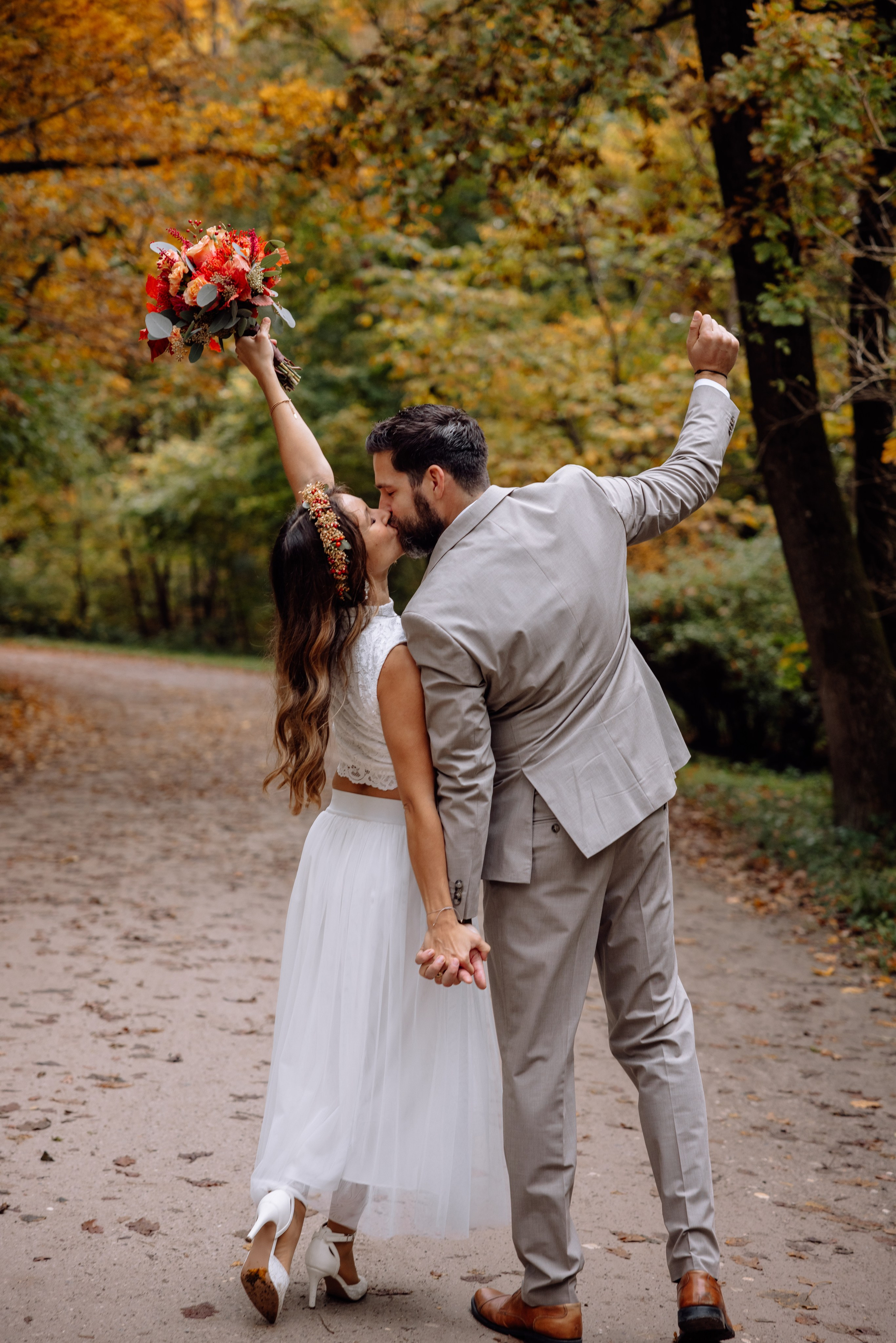 Herbsthochzeit im Standesamt Schwabing. Hochzeitsfotograf München Taufe Familienfotograf Tanja Mauke