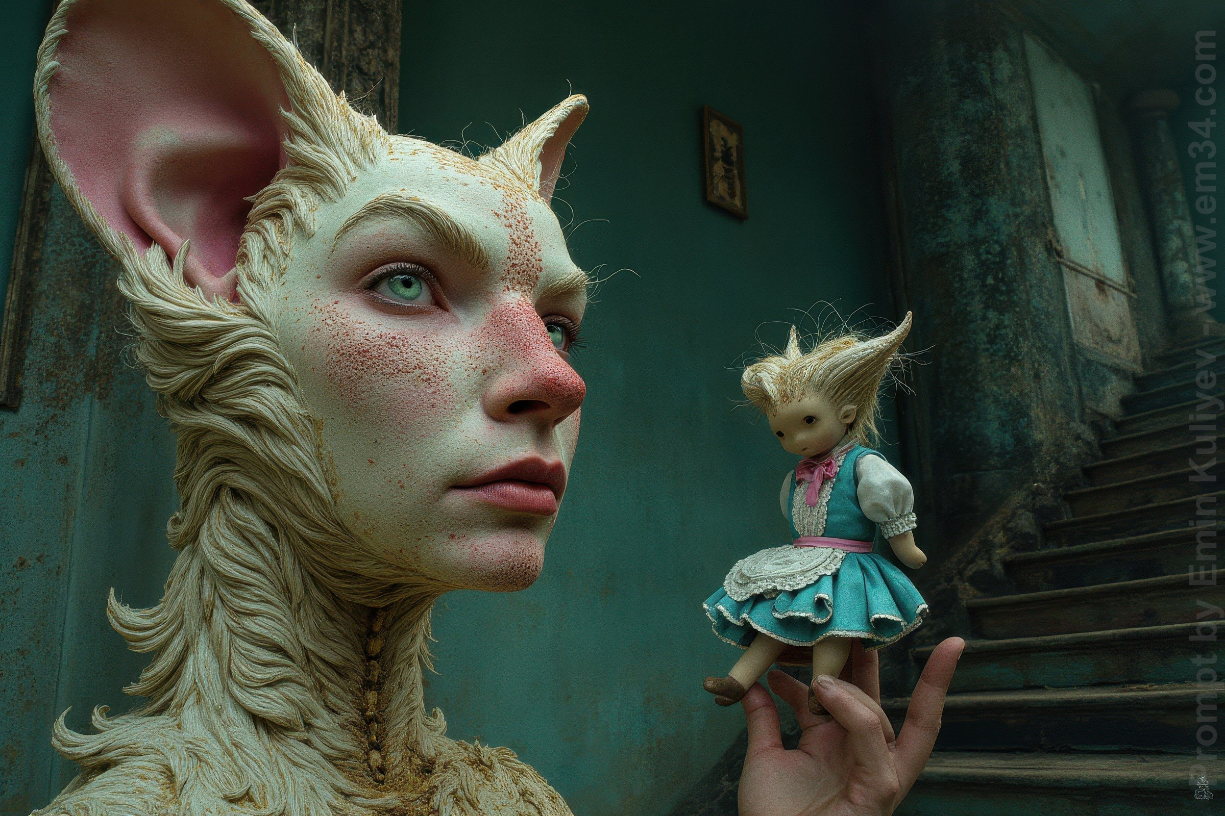 AI Meets Alice in Wonderland — Surreal Journey Through Mood, Imagination & Unseen Worlds with Artificial Intelligence Art. Emin Kuliyev — Award-Winning Wedding Photojournalist NYC & USA | Best Wedding Photographer Known for Candid, Timeless Moments