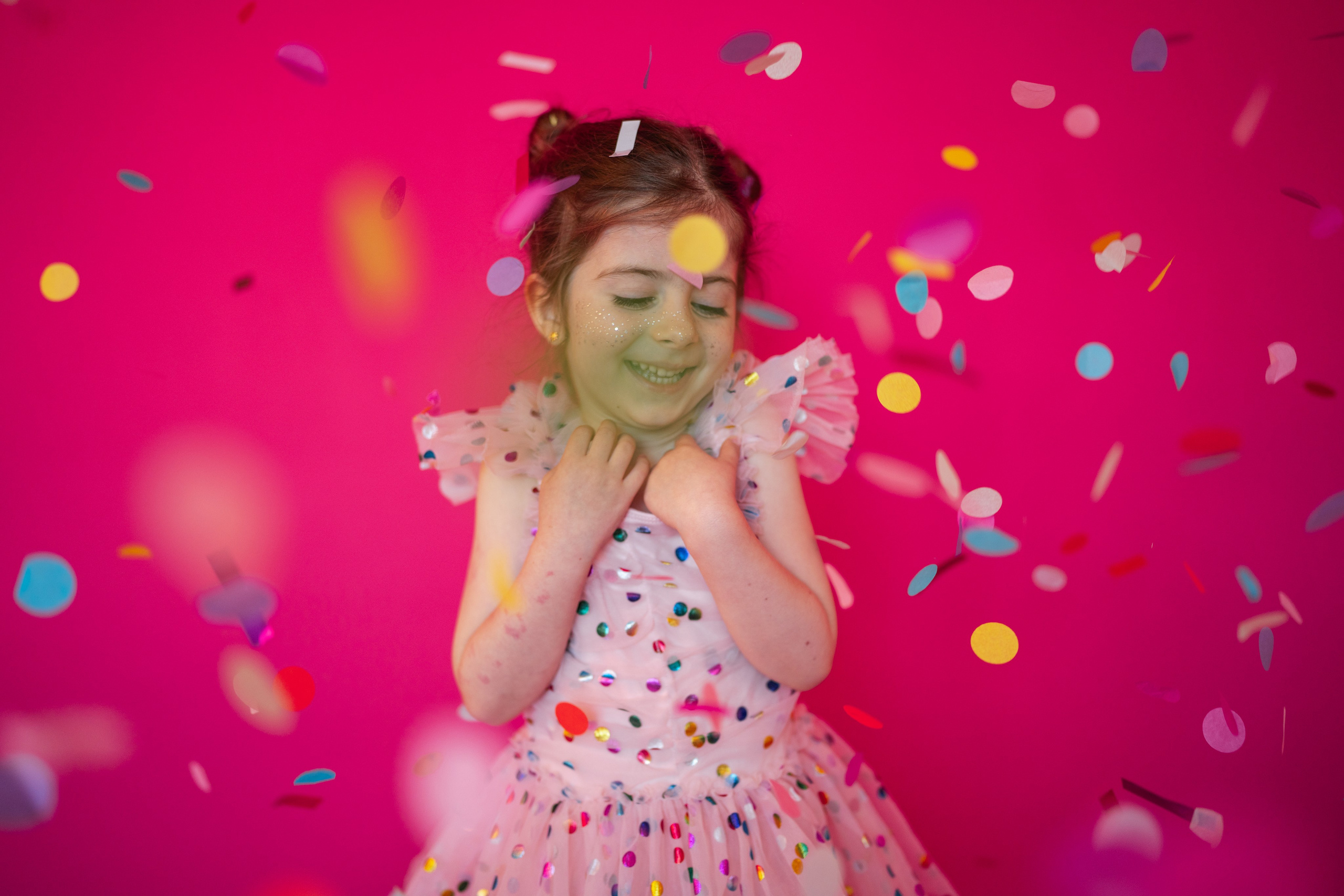 Confetti și Calea Lactee. Fotografie de familie