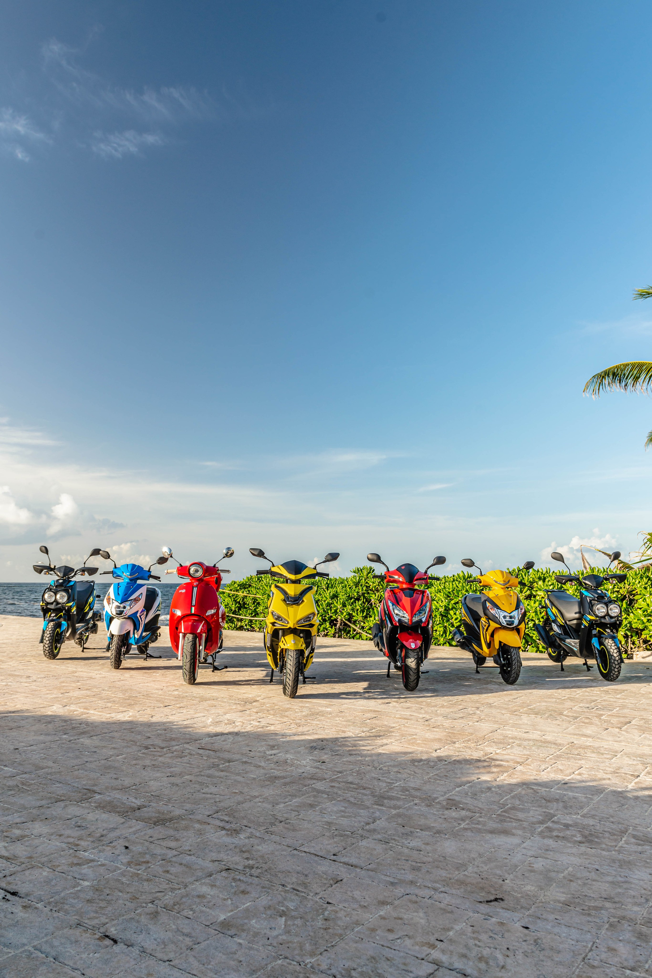 Scooter Photography for Rental Website in Mexico. PHOTOGRAPHER QUINTANA ROO