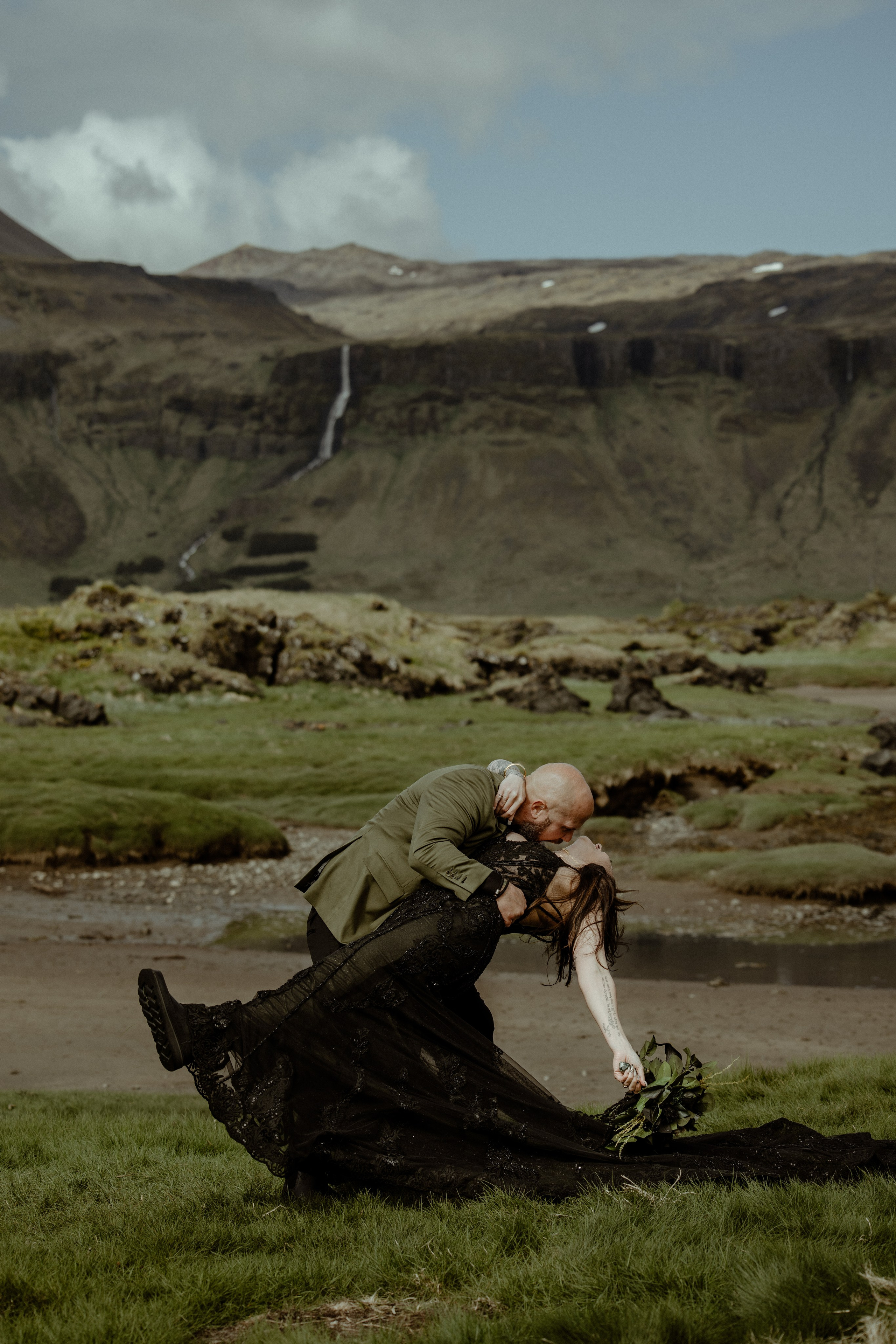 Viking inspired secret elopement in Iceland — wedding in Budir. Iceland elopement photographer & videographer