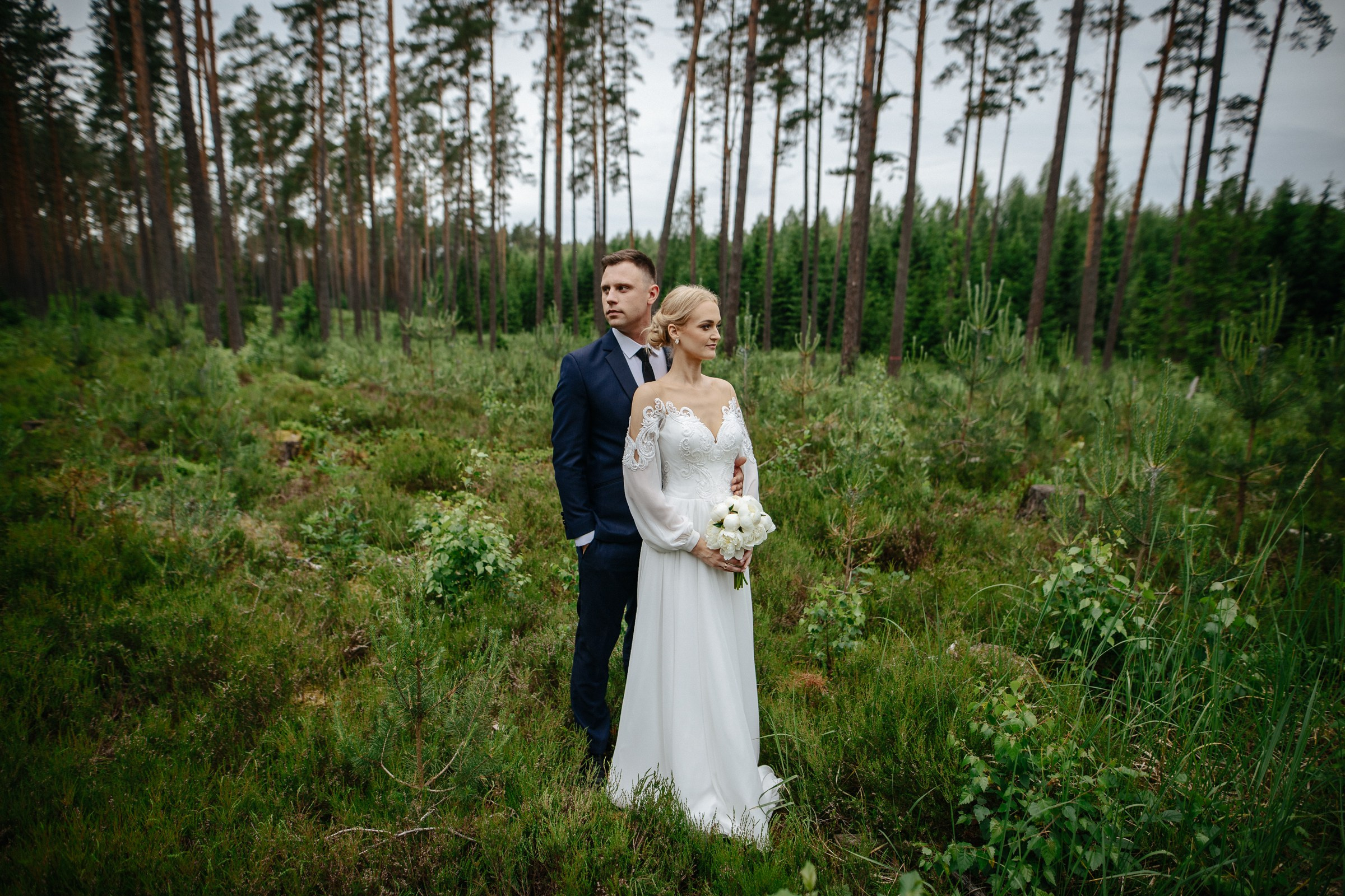 Vestuvinė fotosesija Kazlų Rūdos miškuose