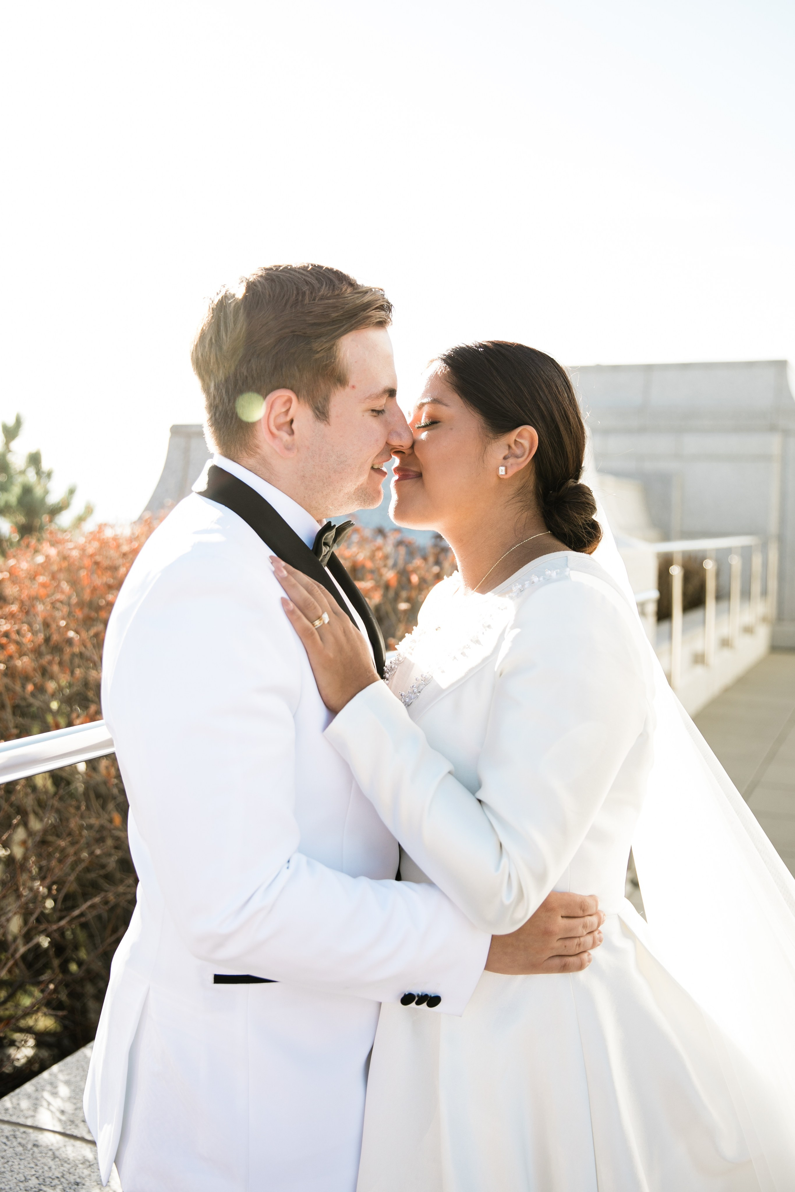 Fotografía de Boda en Calgary LDS Temple