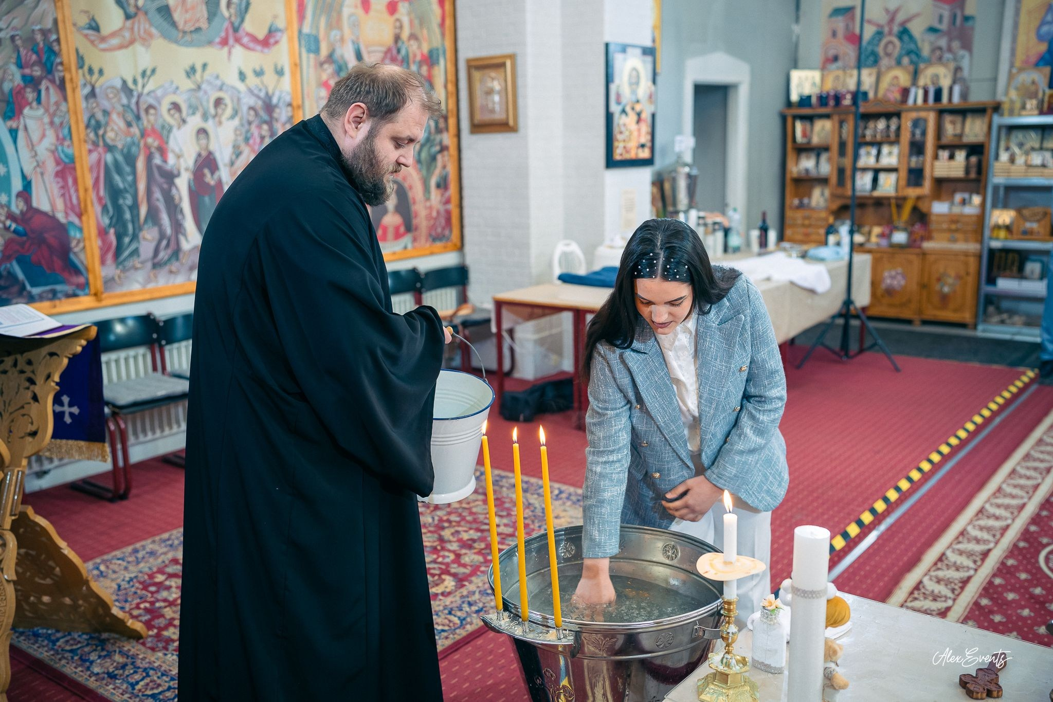 Baptism Photographer Vejle | Orthodox Christianity Denmark | AlexEvents. Alex Events Photographer / Videographer in Denmark Horsens, Vejle, Odense, Aarhus. Wedding, Baptism, Photo Studio