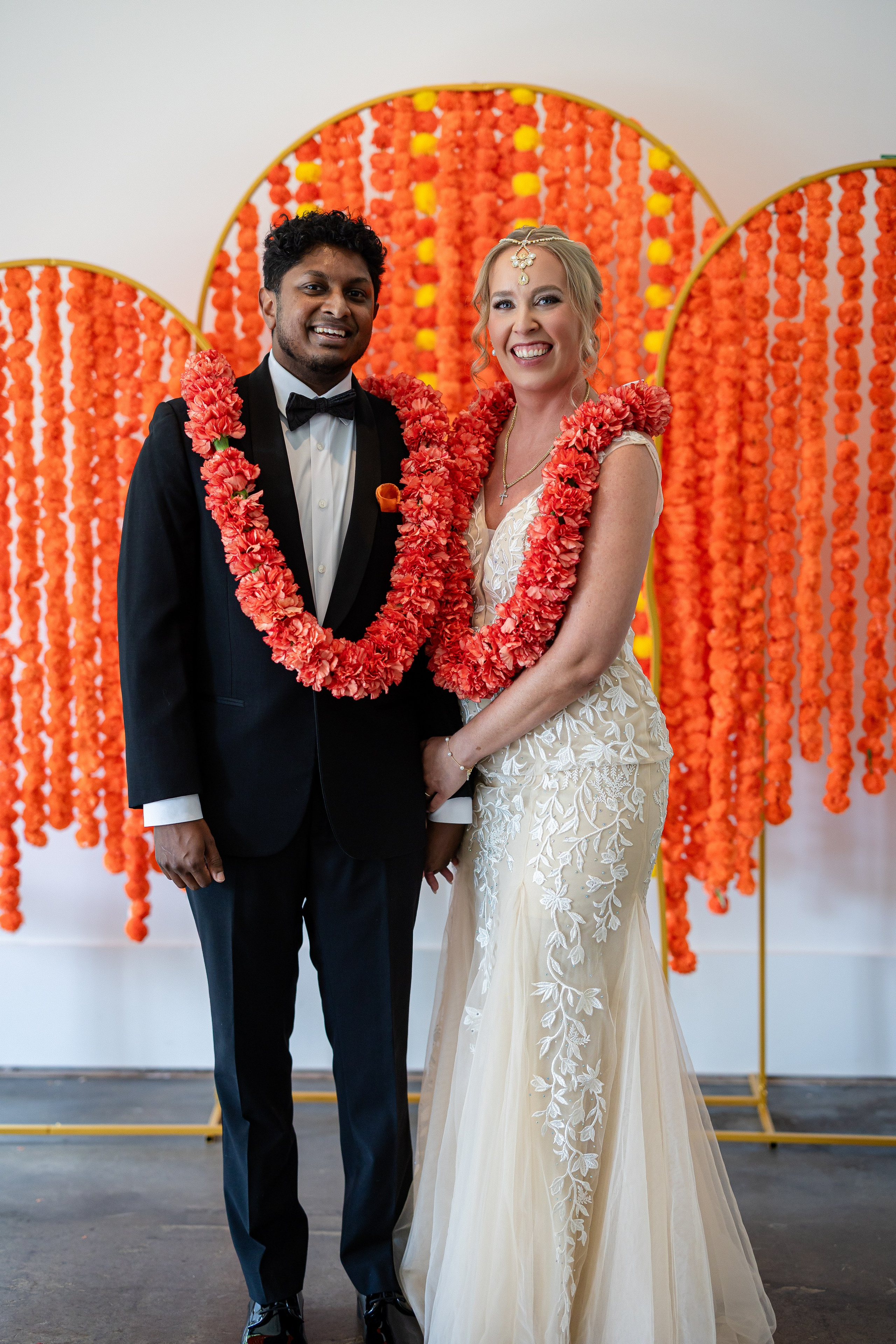 Color, Culture, and Celebration: A Vibrant Indian Fusion Wedding at The 405 in July. Wedding and portrait photography in Greenville SC