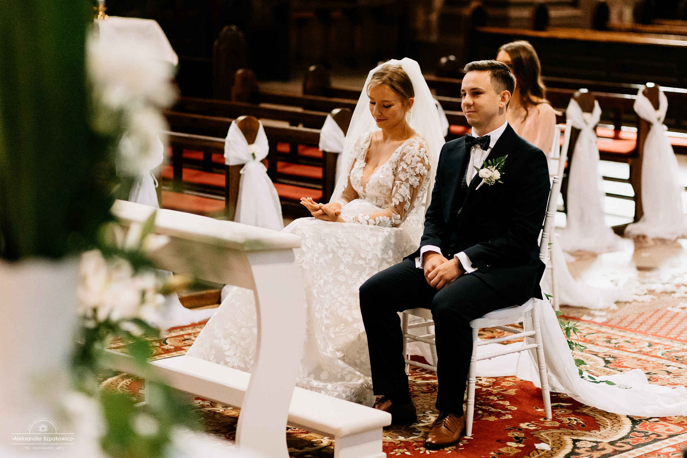 Ceremonia ślubna • Zdjęcia w kościele/USC. Fotograf Ślubny Warszawa - Sesje Biznesowe Rodzinne Eventy
