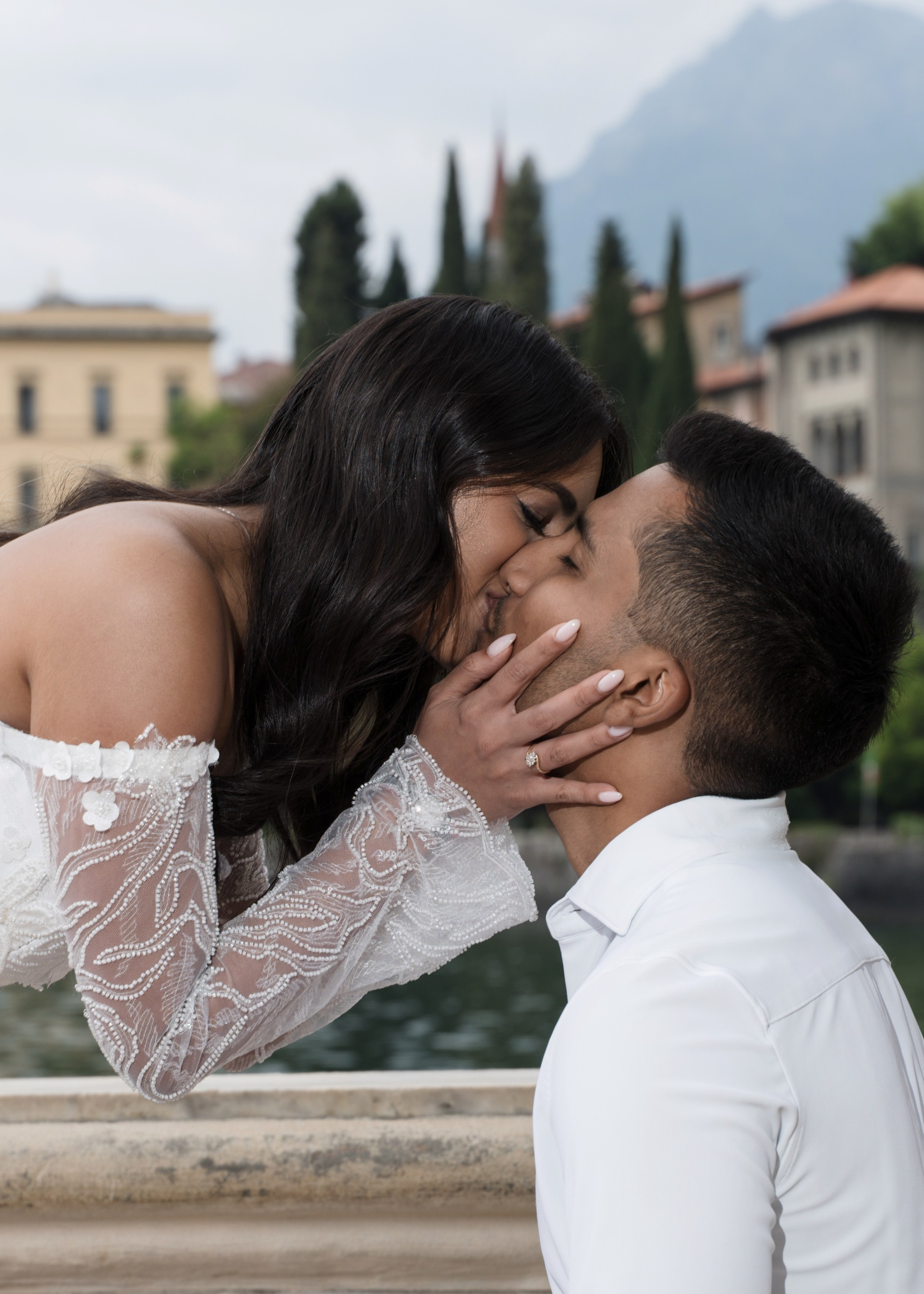 Villa Monastero Proposal Photographer | Lake Como Proposal Photography