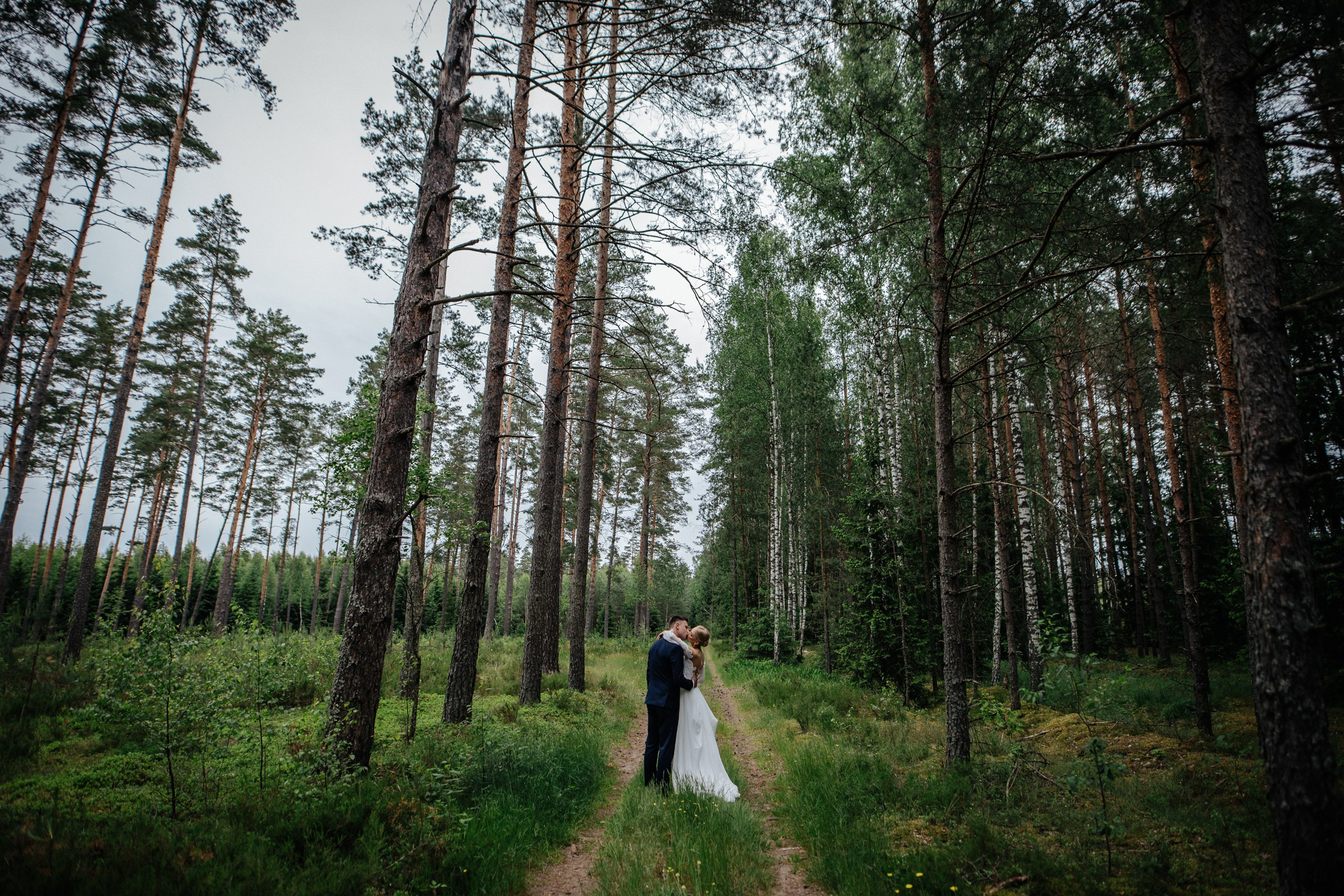 Vestuvinė fotosesija Kazlų Rūdos miškuose