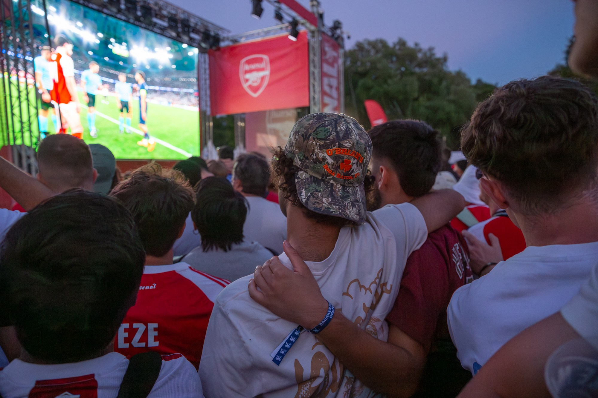 UEFA Champions League Final. Arsenal vs PSG. Budapest 2026. Arsenal Fan Zone. Photographer in Budapest — Yura Knyazev