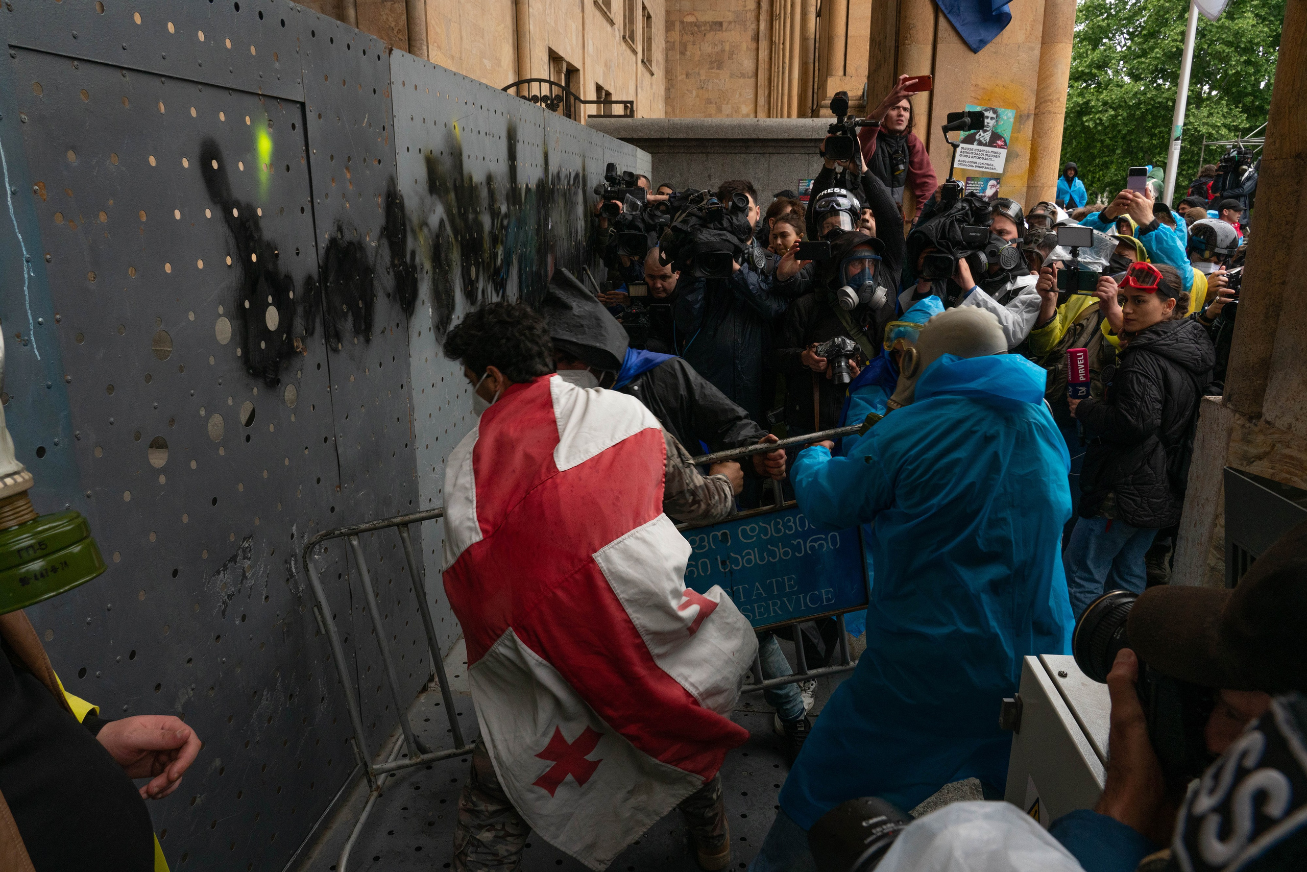 Georgia against the “foreign agents” law. Marina Sycheva