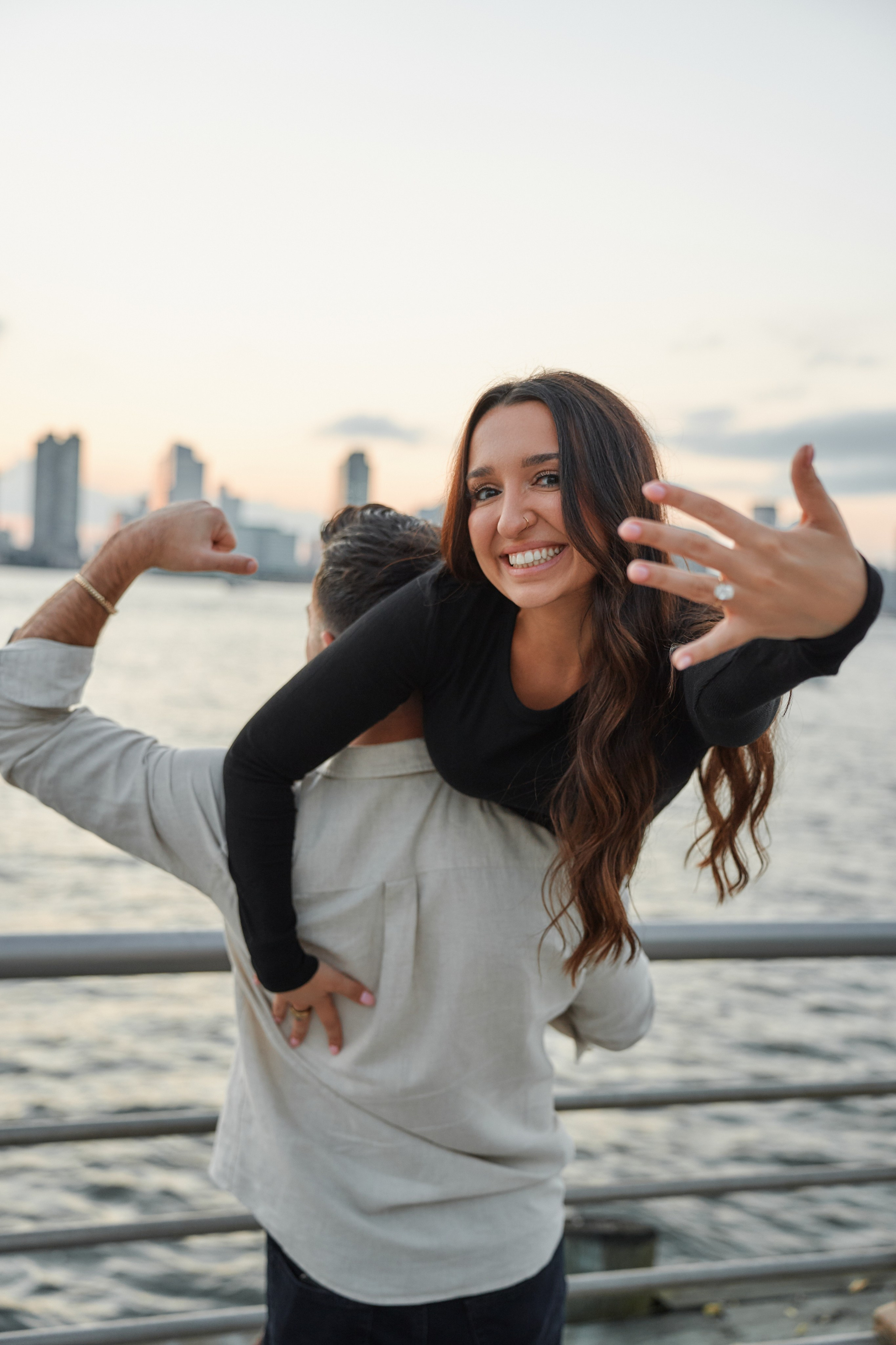Surprise Proposal in New York. Professional Wedding and event photographer USA New York