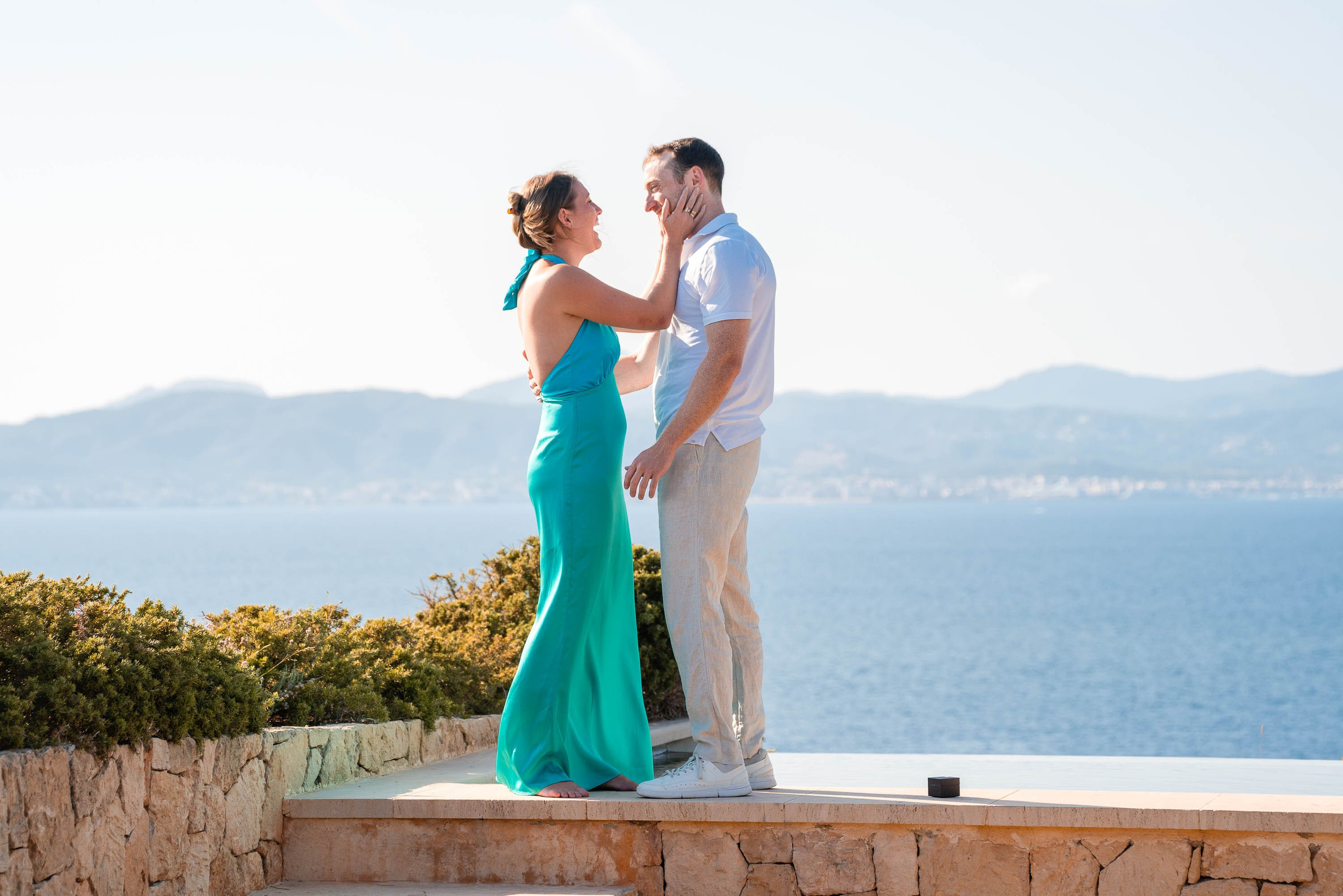 Wedding Proposal at Cap Rocat venue. Mallorca Wedding, Corporate & Social Photographer