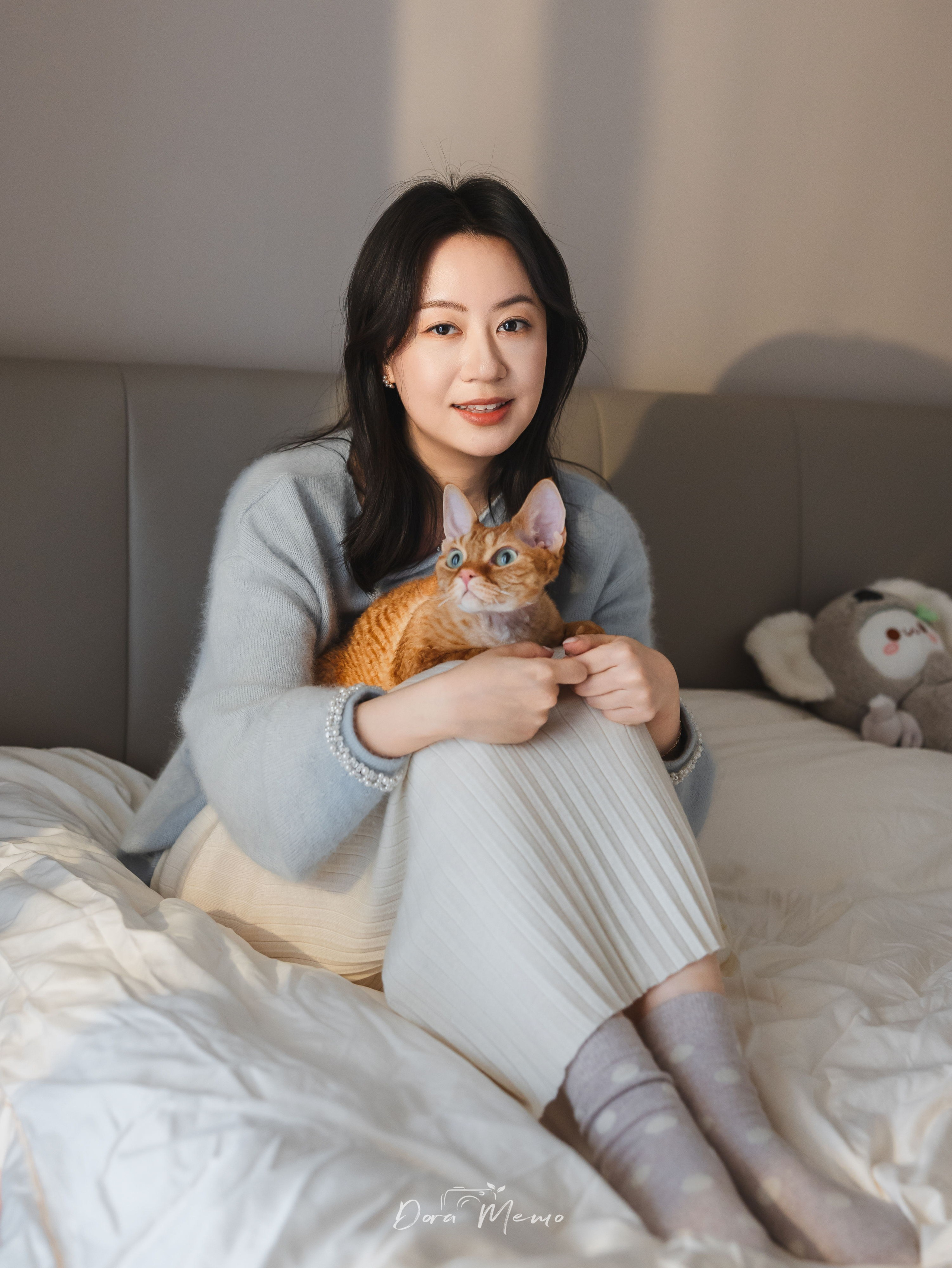 Devon Rex Cat Birthday Photoshoot | Shanghai Pet Photographer. Shanghai Family Photographer Dora