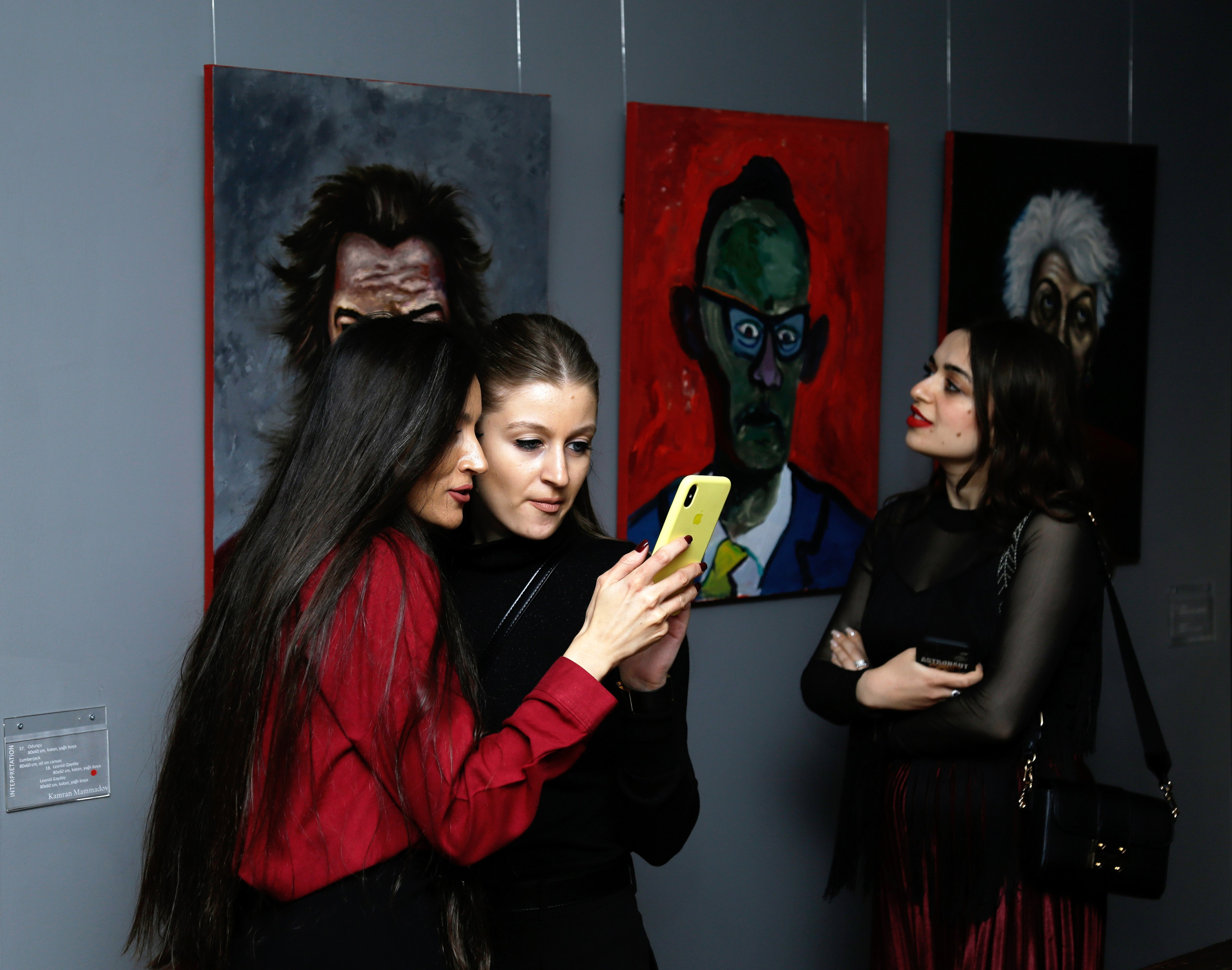 Photo report of “Interpretation” solo exhibition of Kamran Mammadov. KAMRAN MAMMADOV ART