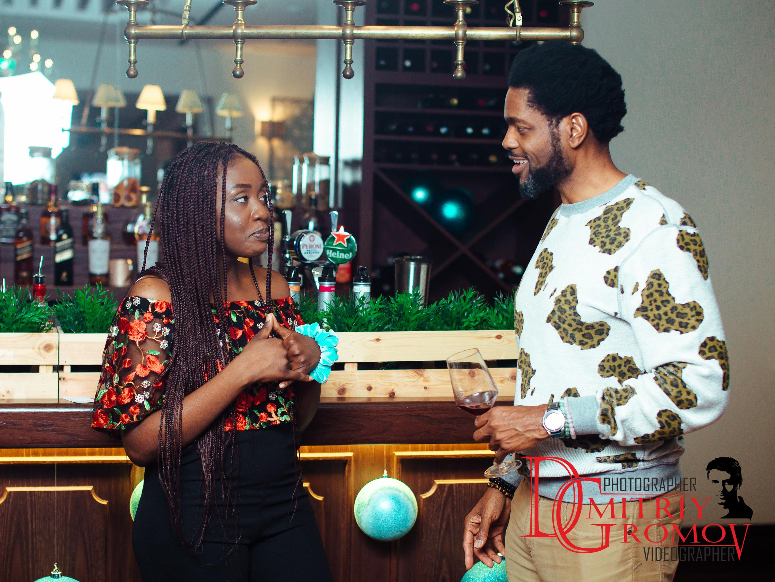 New year's party. Photographer in Dubai Dmitry Gromov