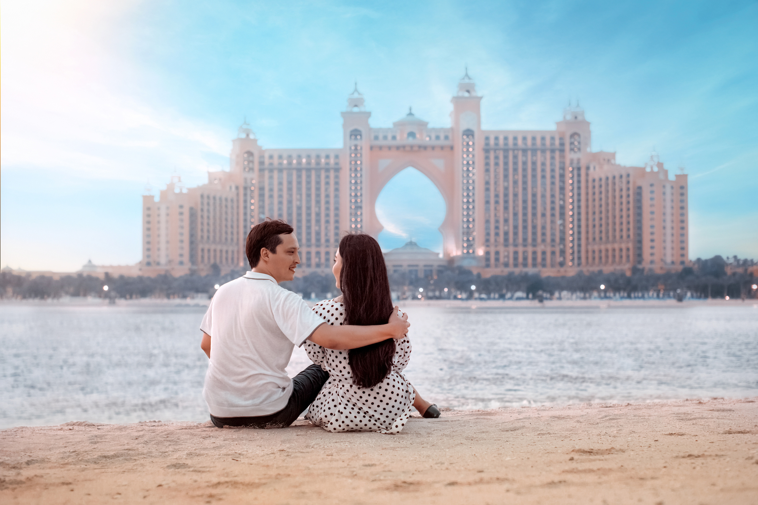 Love story for Almaz and Jania. Photographer in Dubai Dmitry Gromov
