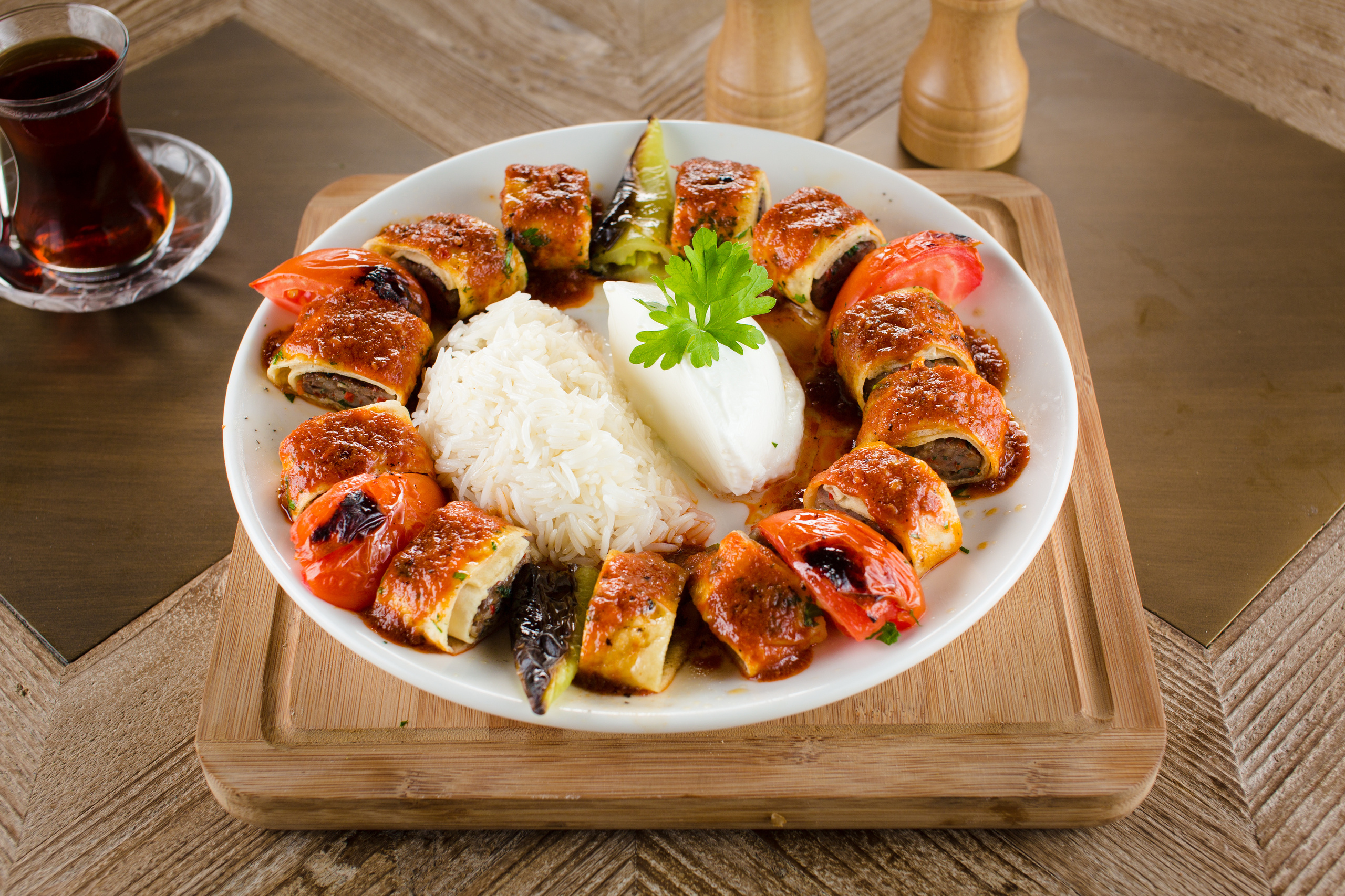 Photography of food for the restaurant Emir Turkish. Photographer in Dubai Dmitry Gromov