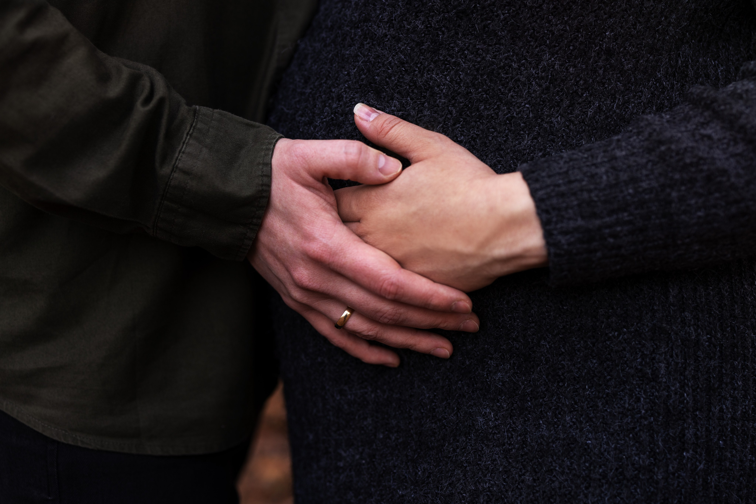 Hochwertige Babybauchfotos mit Partner