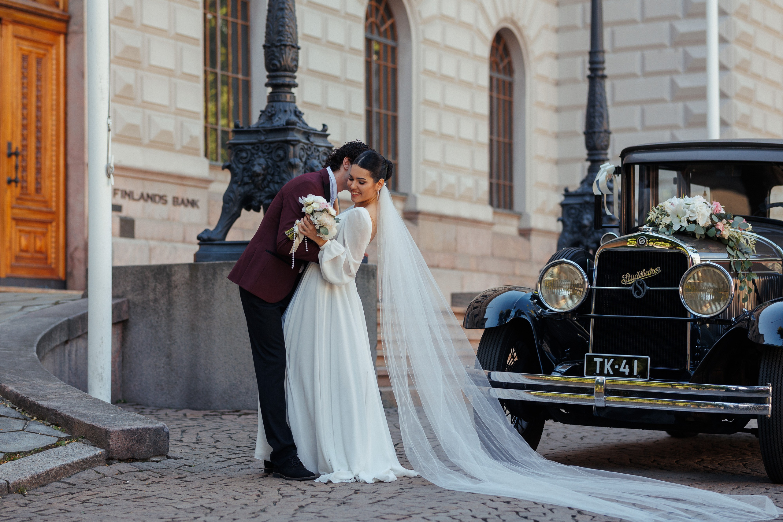 Hääkuvaus | Vintage-auto. Valokuvaaja Lahti, Helsinki Elena Salonen