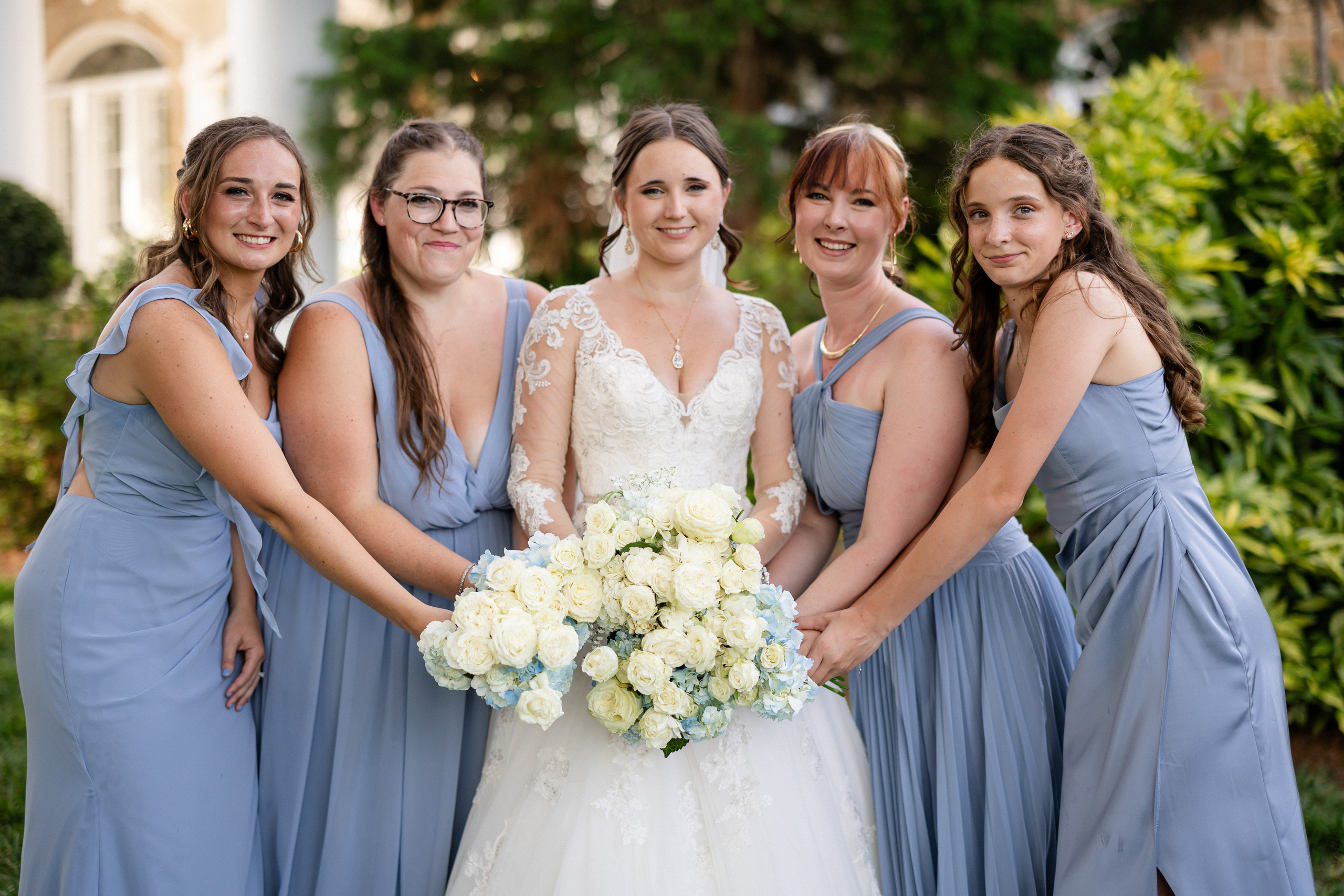 Lester & Annalise’s Romantic Summer Wedding at Gassaway Mansion in Greenville, SC. Wedding and portrait photography in Greenville SC