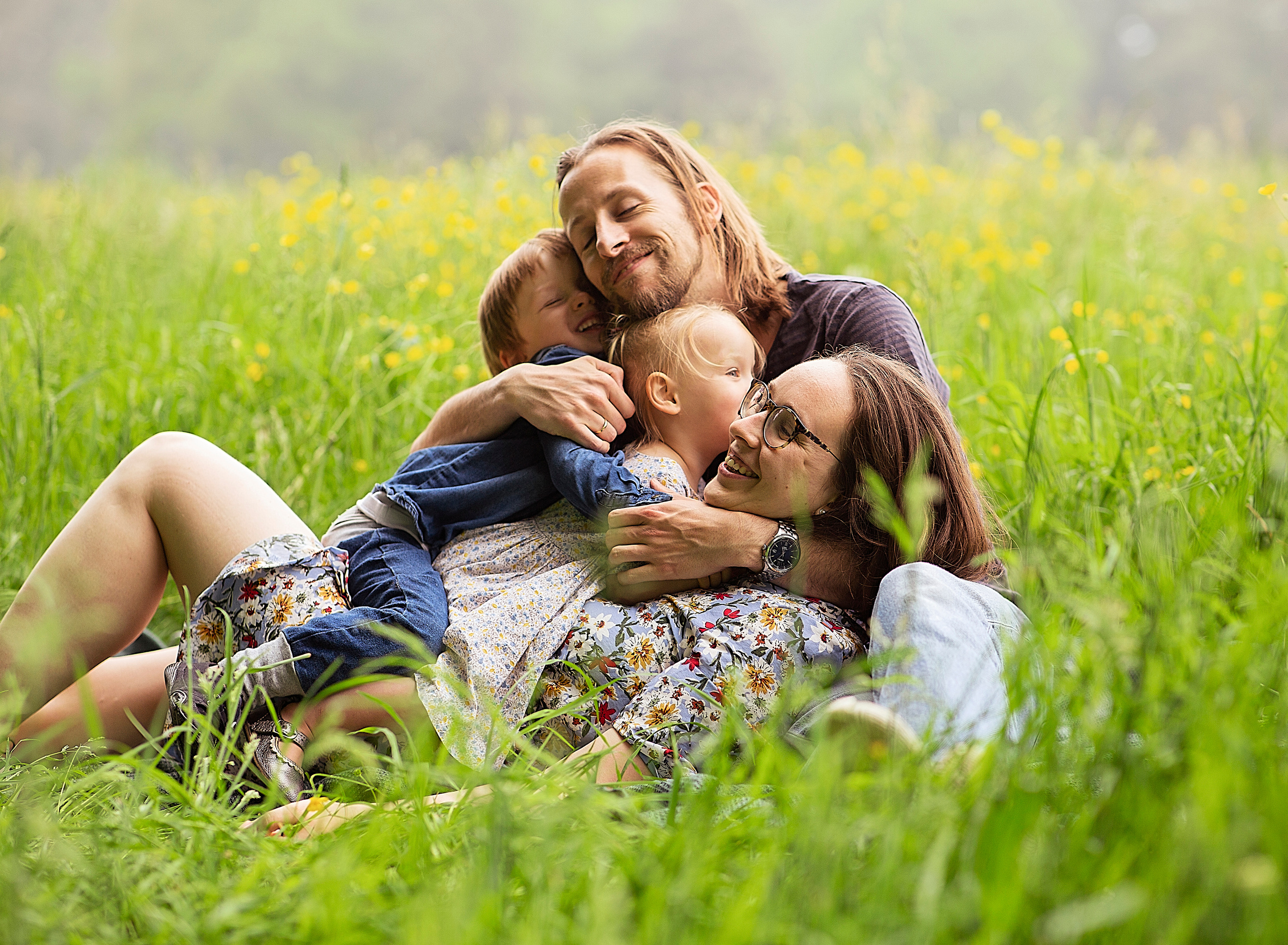 Gezinsfotoshoot in Zwolle , Overijssel.