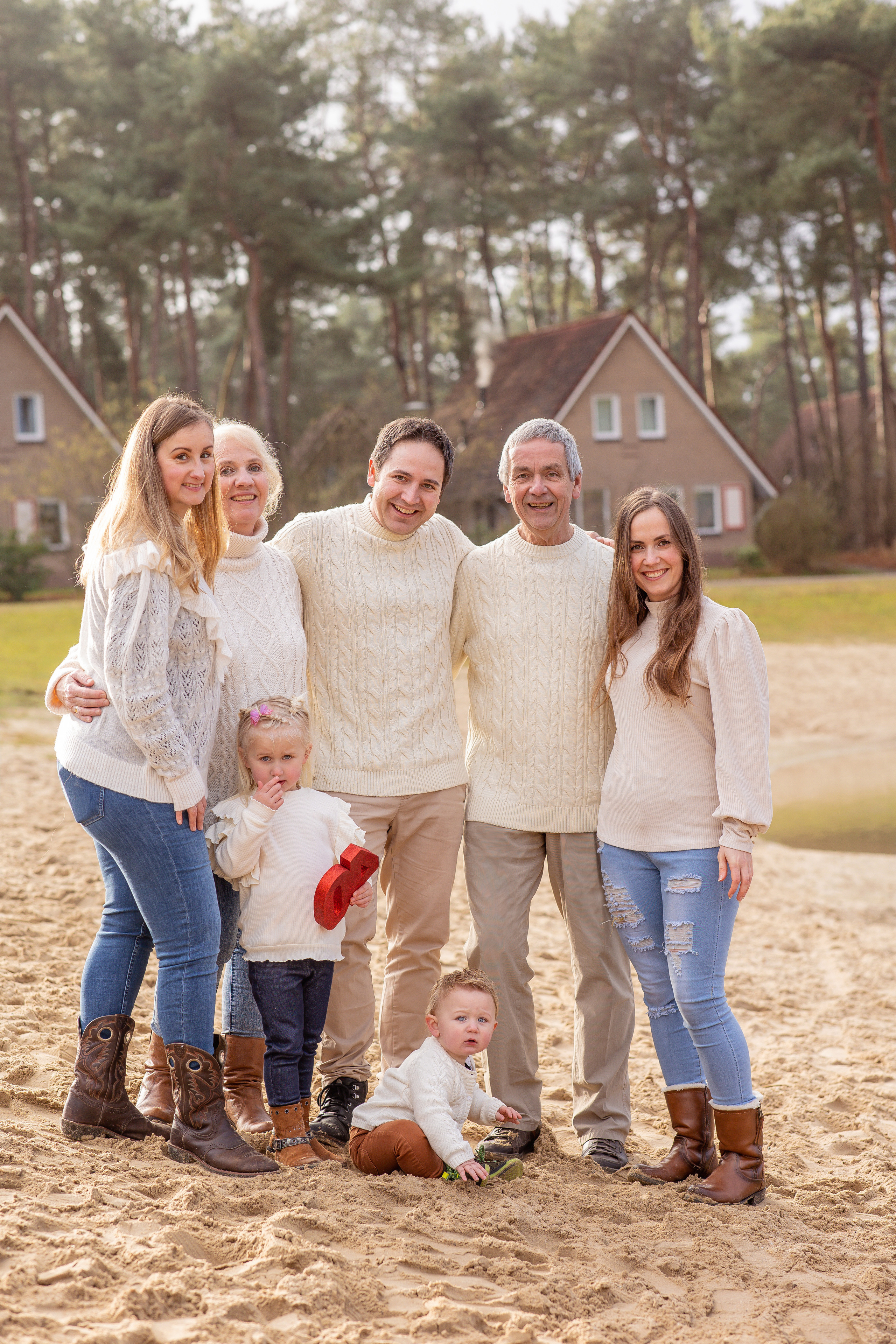 Een warm familieportret vastgelegd door Irina Hoek Photography