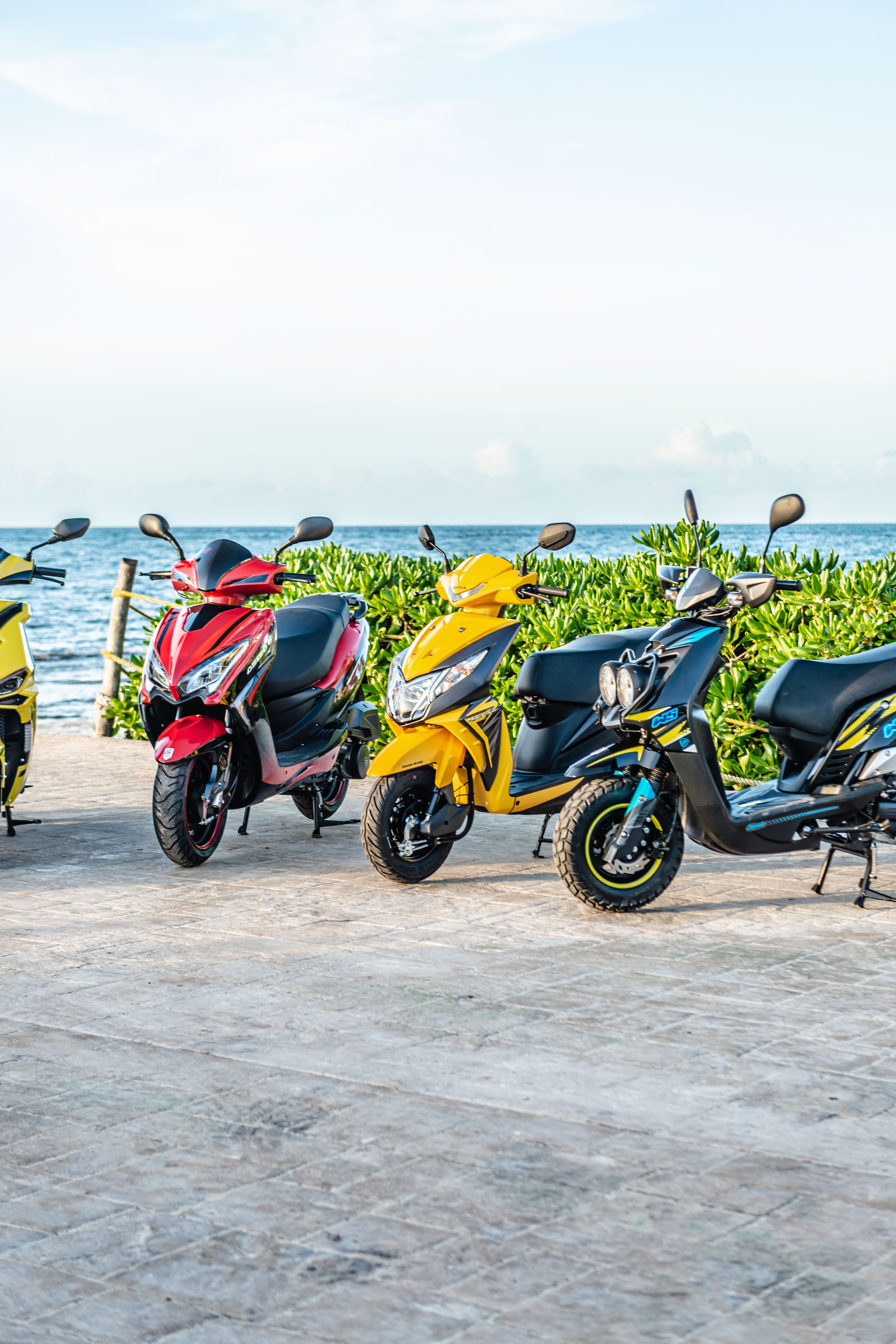 Scooter Photography for Rental Website in Mexico. PHOTOGRAPHER QUINTANA ROO
