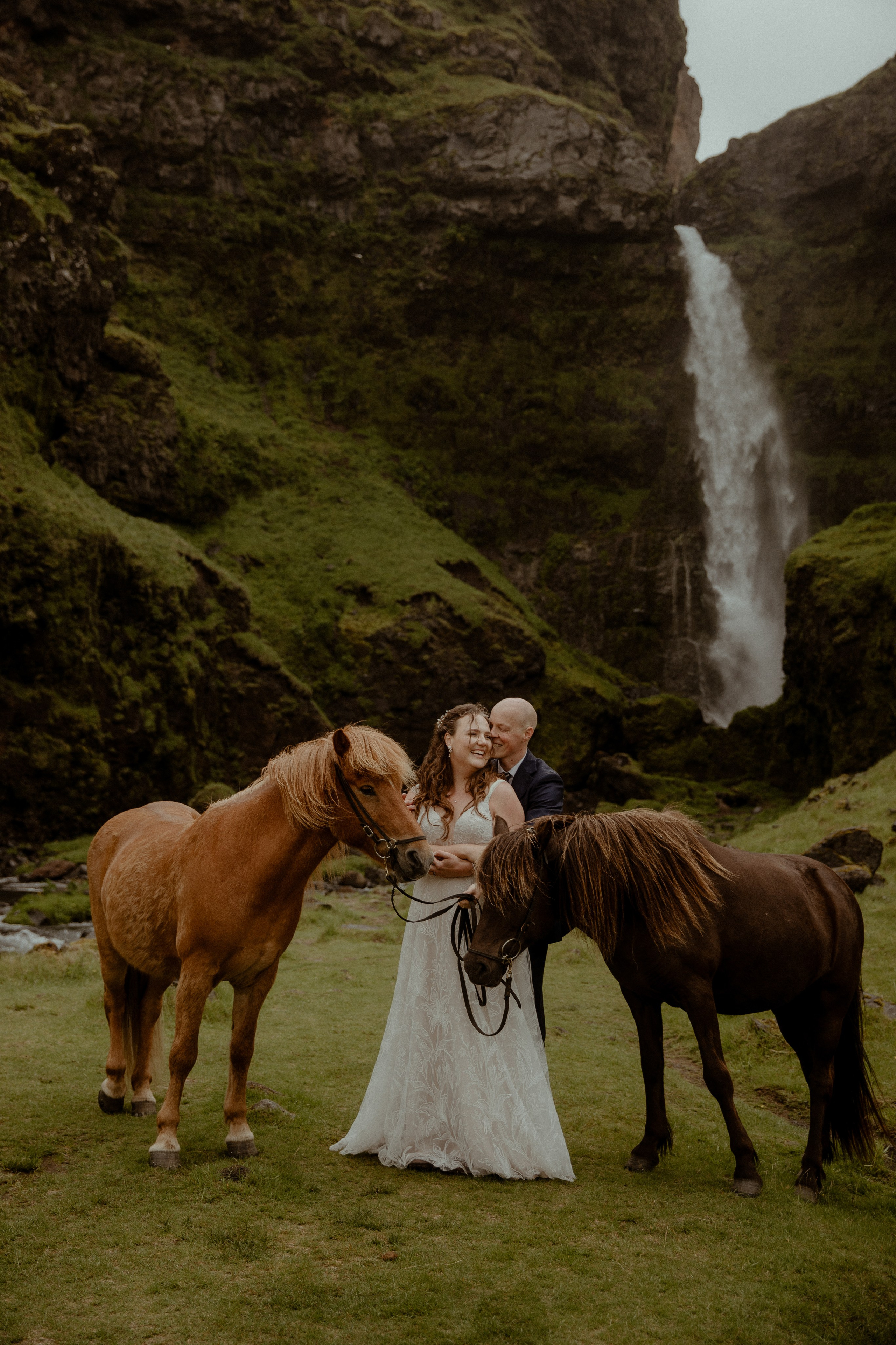 Iceland Elopement at Black Sand Beach. Iceland elopement photographer & videographer