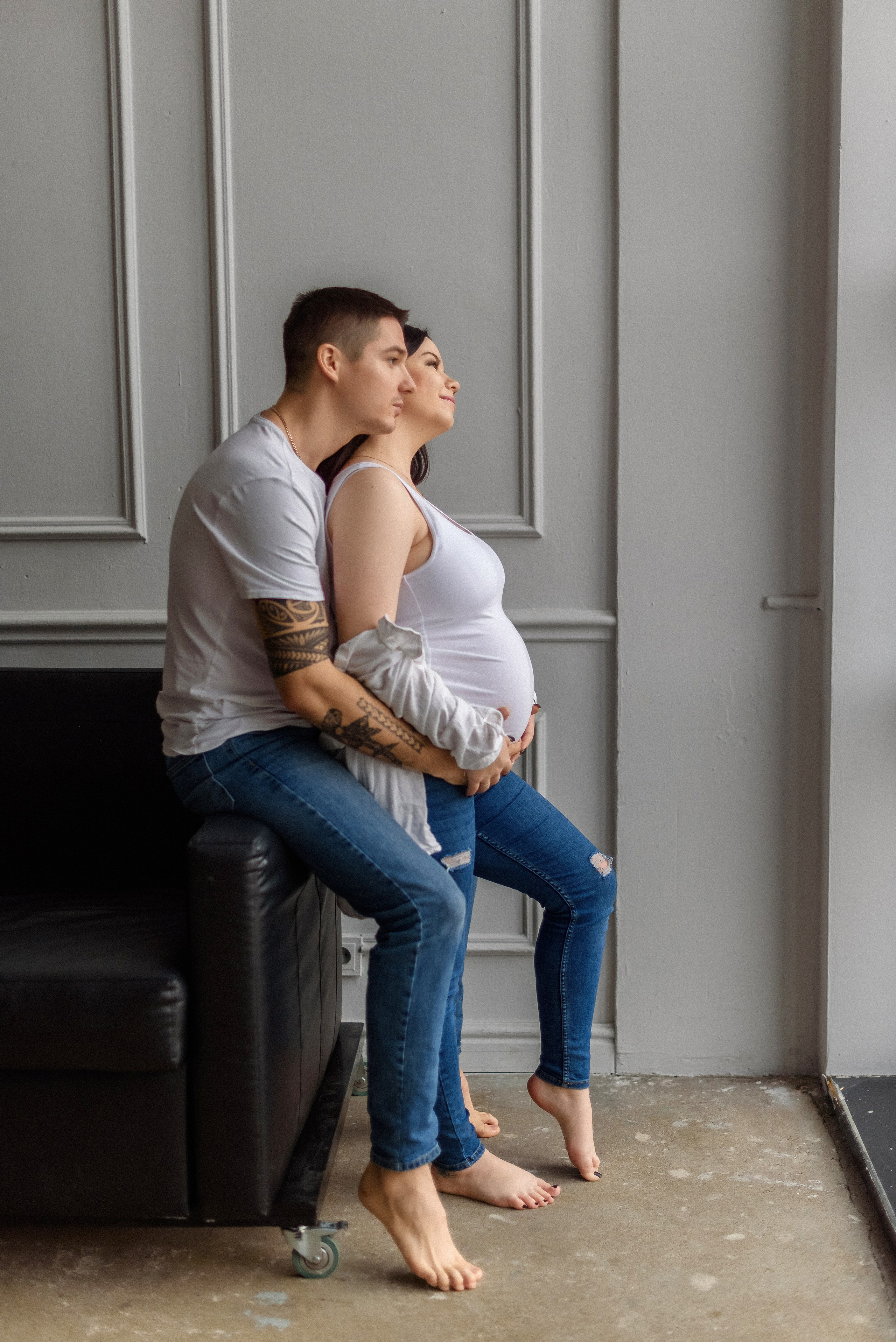 Ожидание. Евгения и Влад. Семейный фотограф и фотограф новорожденных в Вильнюсе Ирина Беленкевич