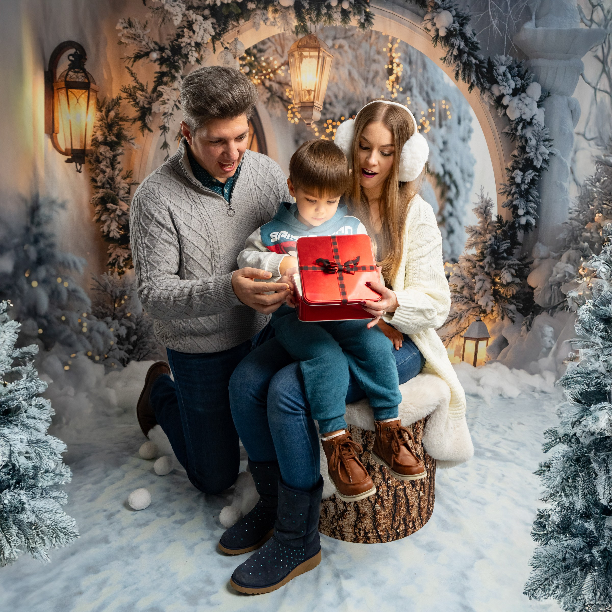 Christmas photoshoots in Houston. Photographer Irina Kozhemyakina. Houston