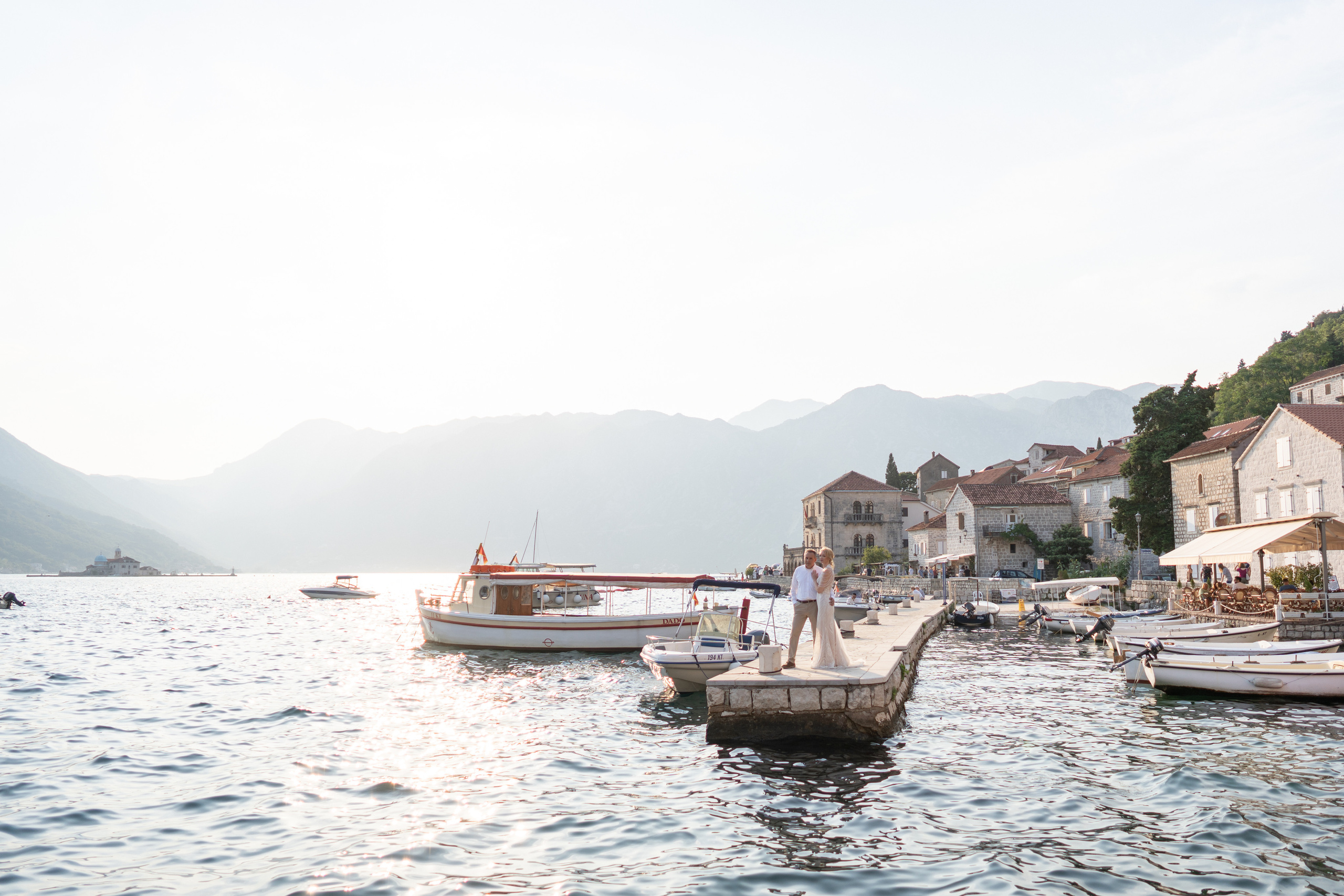Photographer in Perast Montenegro