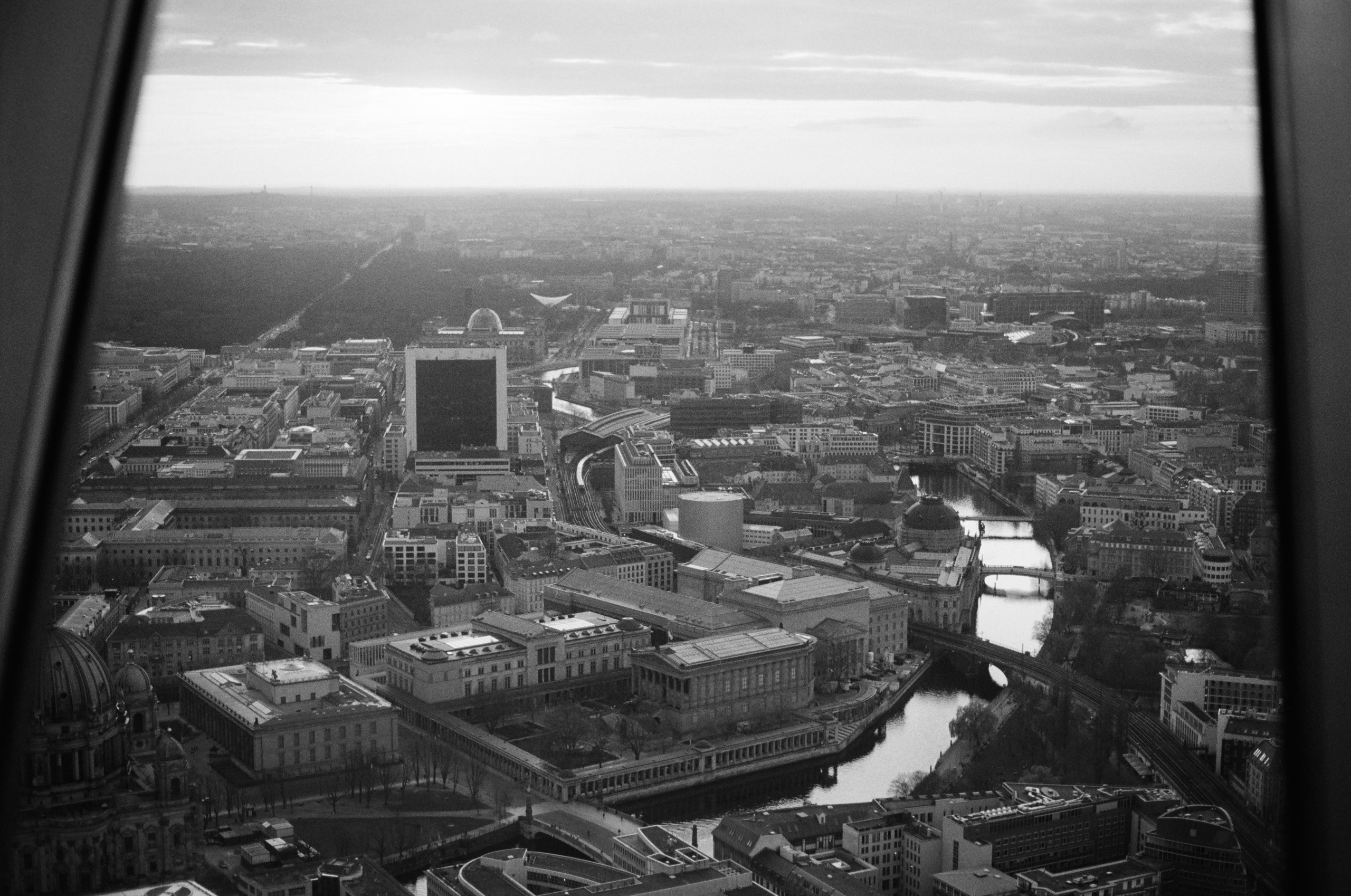 The Streets of Berlin in B&W