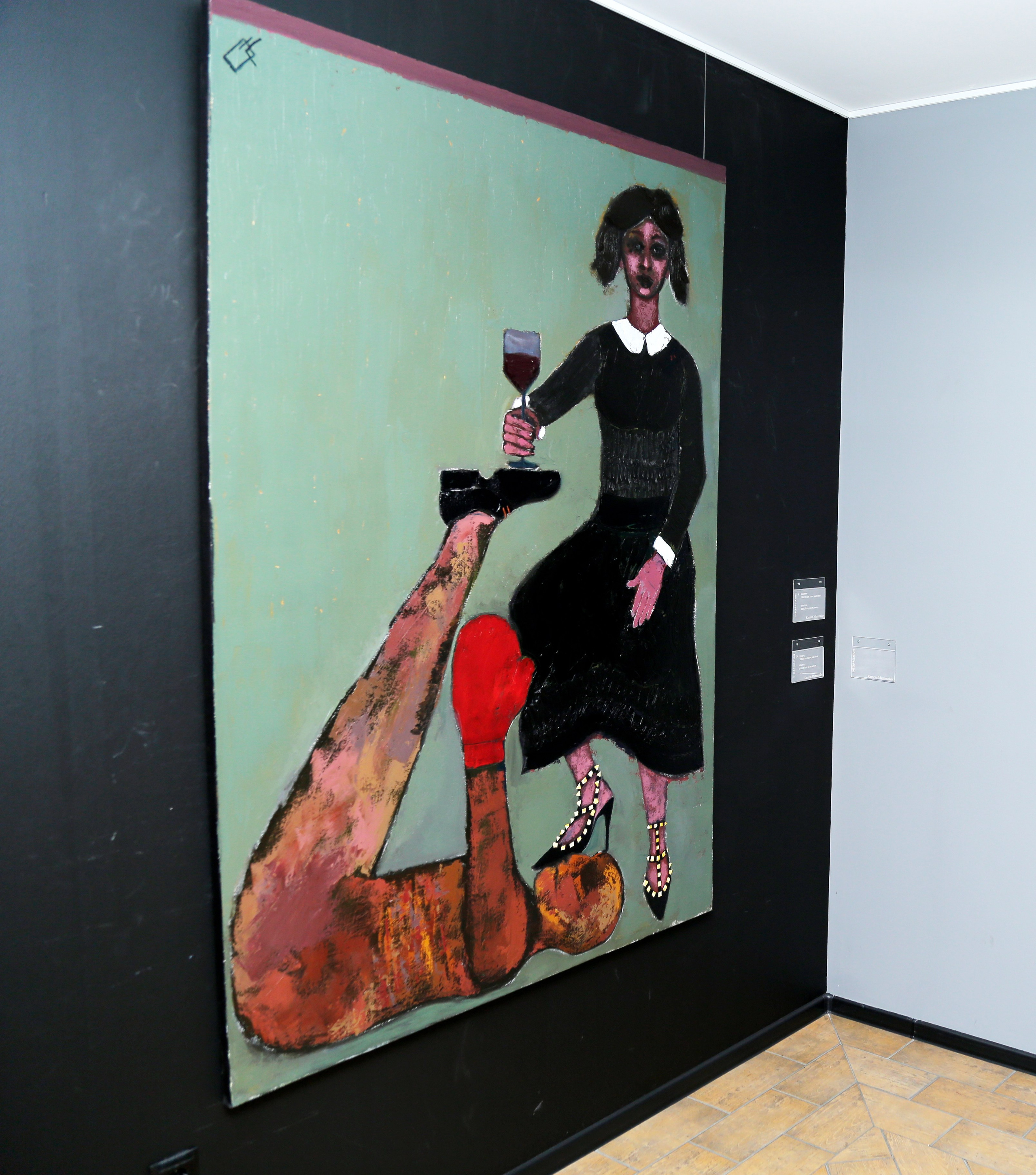 Photo report of “Interpretation” solo exhibition of Kamran Mammadov. KAMRAN MAMMADOV ART