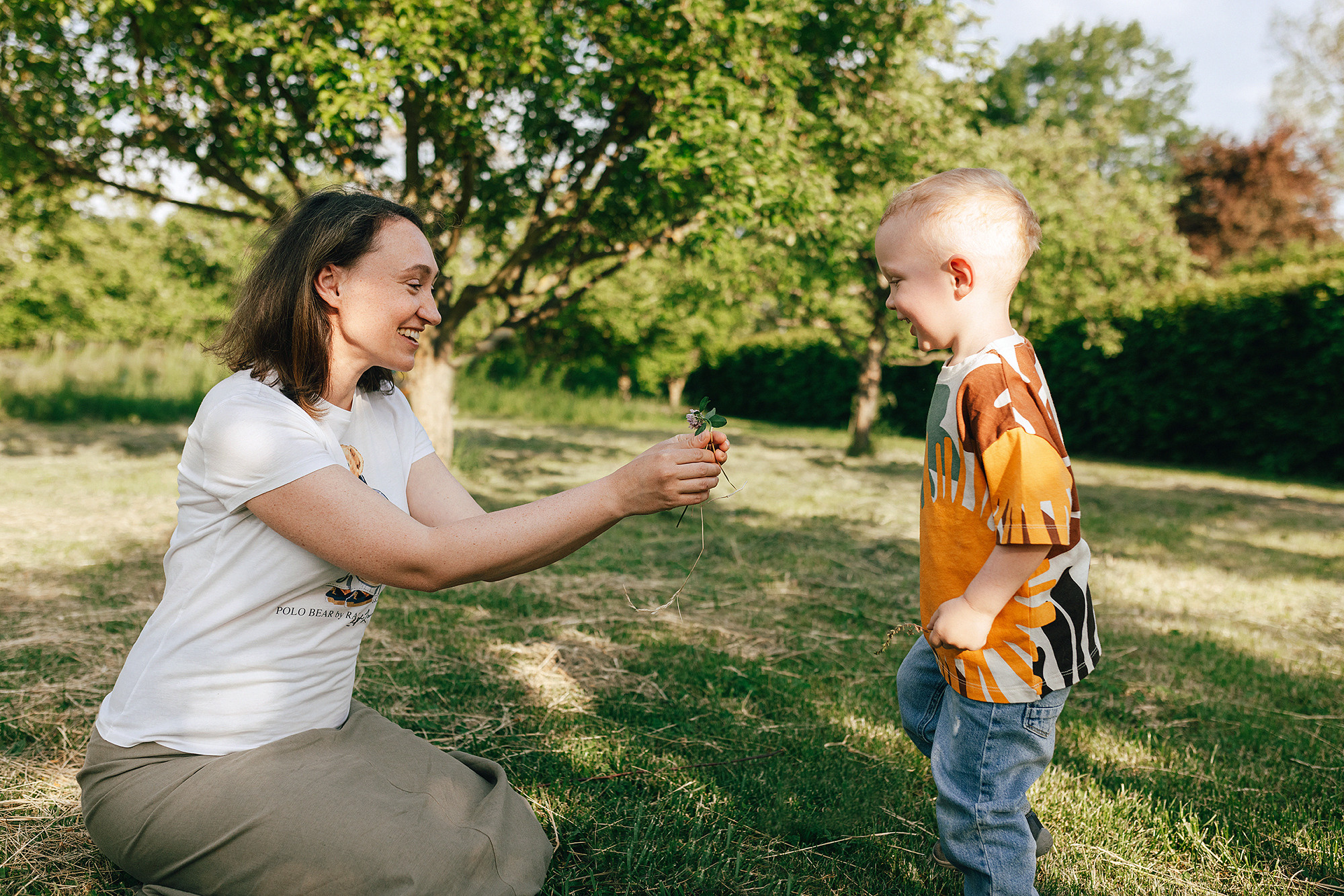 Таня+Андрей+Паша в Тройе. Family and wedding photographer in Prague Natalia Fedori