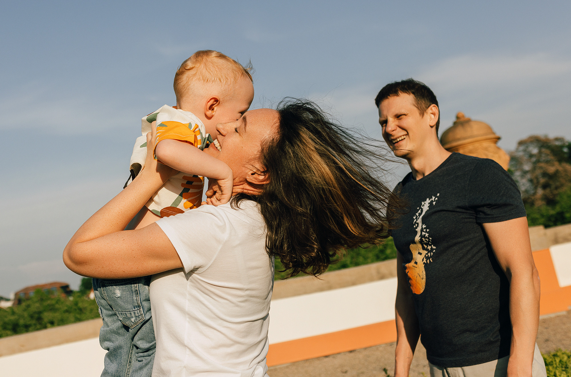 Таня+Андрей+Паша в Тройе. Family and wedding photographer in Prague Natalia Fedori