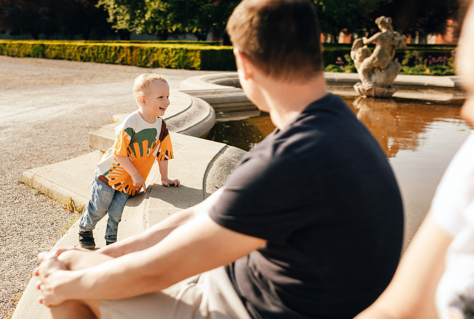 Таня+Андрей+Паша в Тройе. Family and wedding photographer in Prague Natalia Fedori