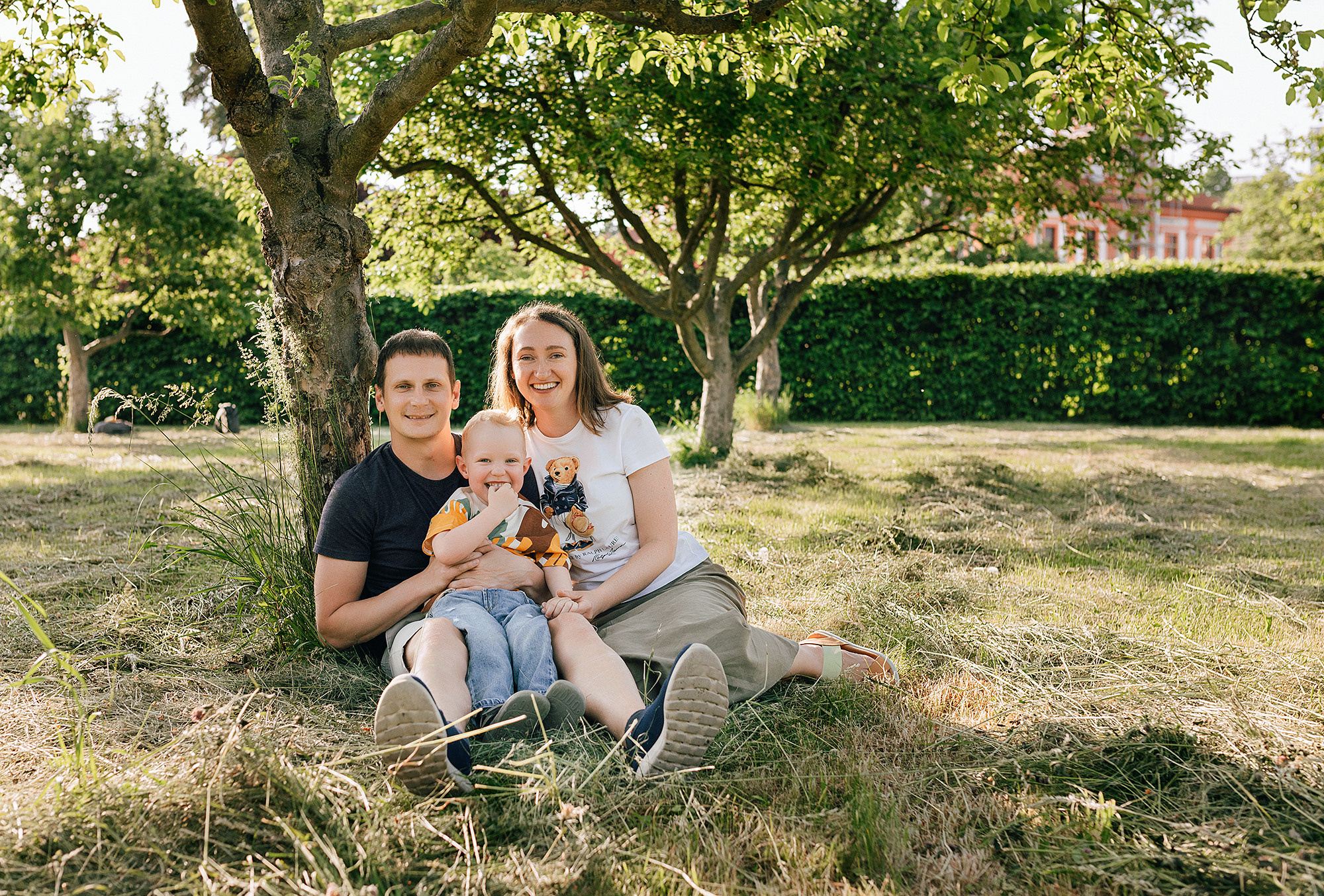 Таня+Андрей+Паша в Тройе. Family and wedding photographer in Prague Natalia Fedori