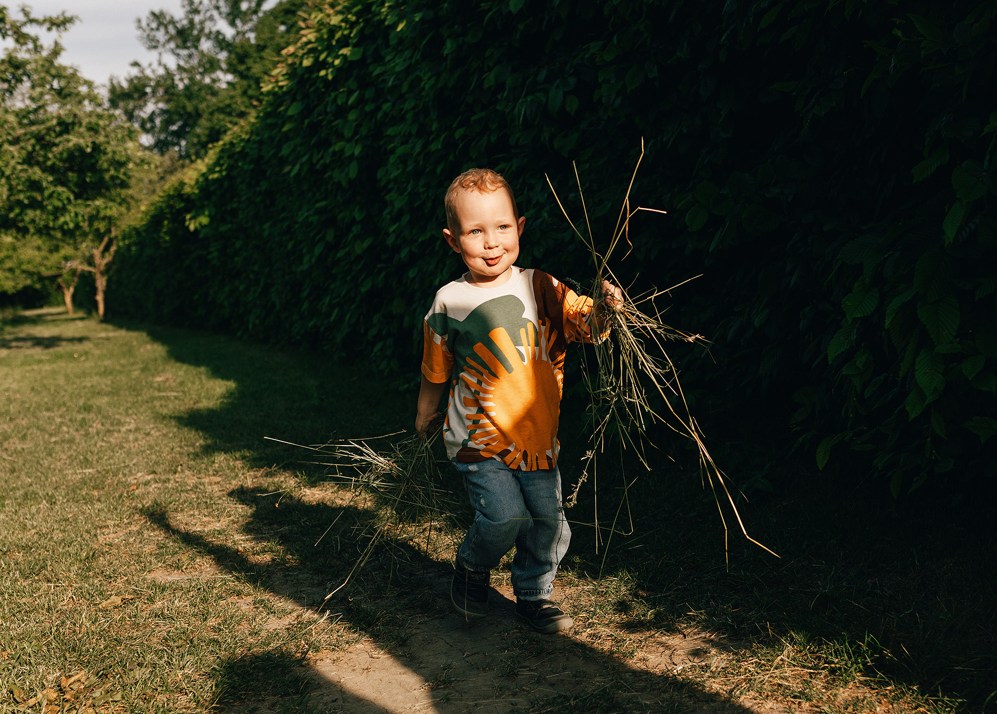 Таня+Андрей+Паша в Тройе. Family and wedding photographer in Prague Natalia Fedori