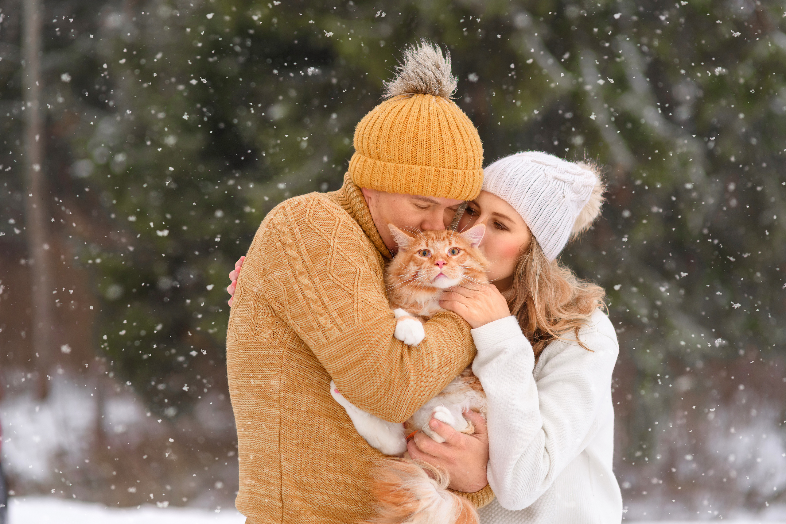 Зимняя семейная съёмка. Семейный фотограф и фотограф новорожденных в Вильнюсе Ирина Беленкевич