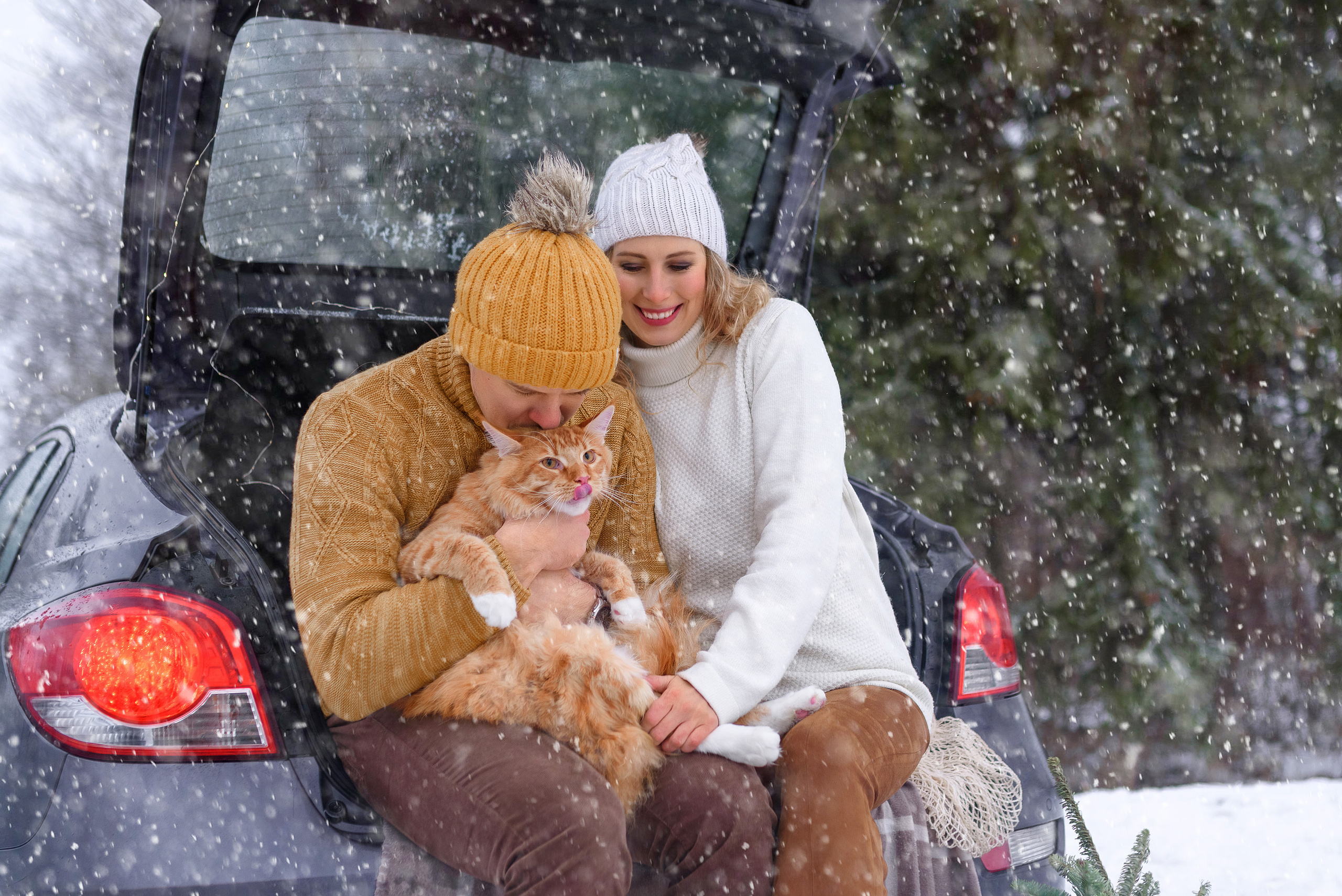 Зимняя семейная съёмка. Семейный фотограф и фотограф новорожденных в Вильнюсе Ирина Беленкевич