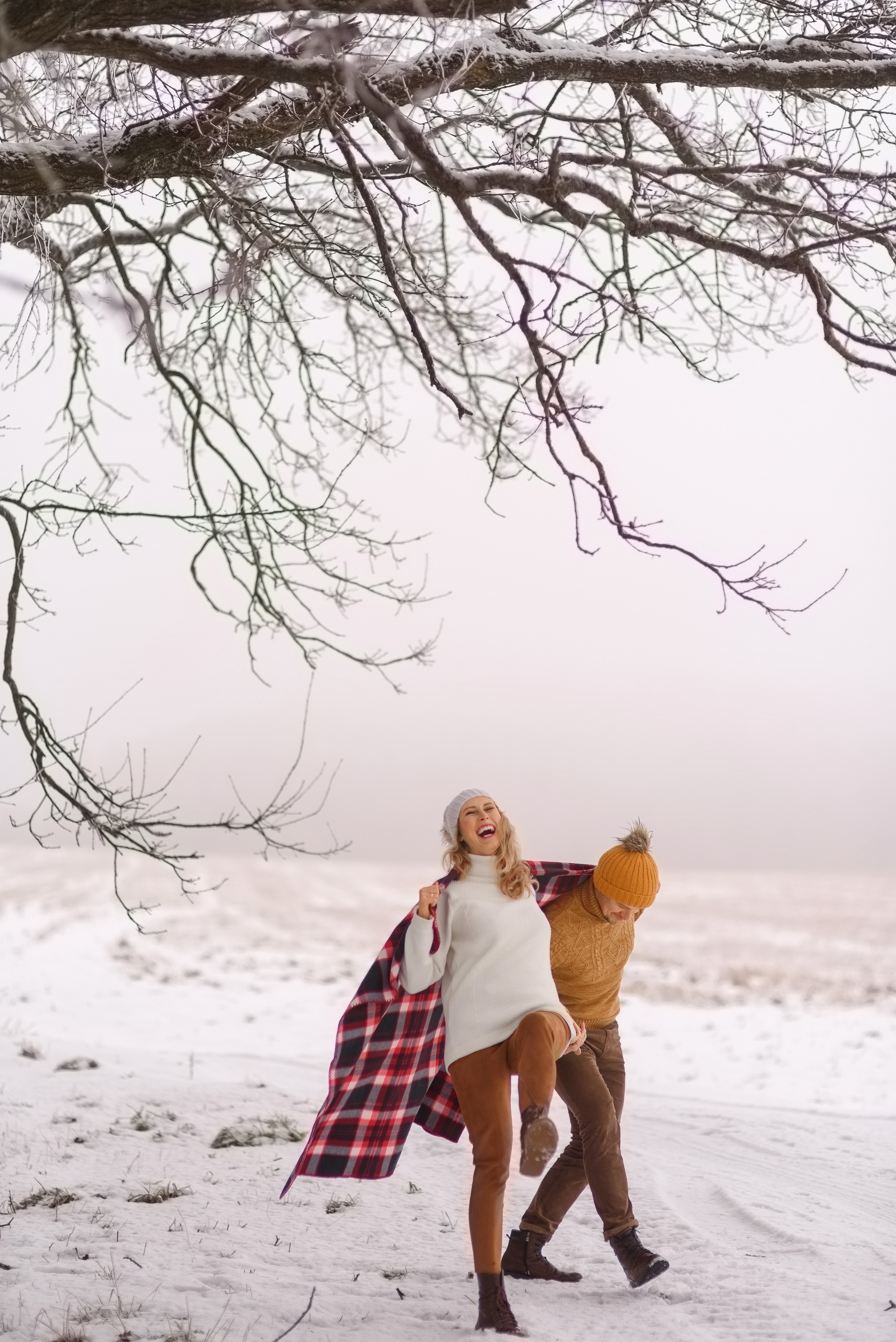 Зимняя семейная съёмка. Семейный фотограф и фотограф новорожденных в Вильнюсе Ирина Беленкевич