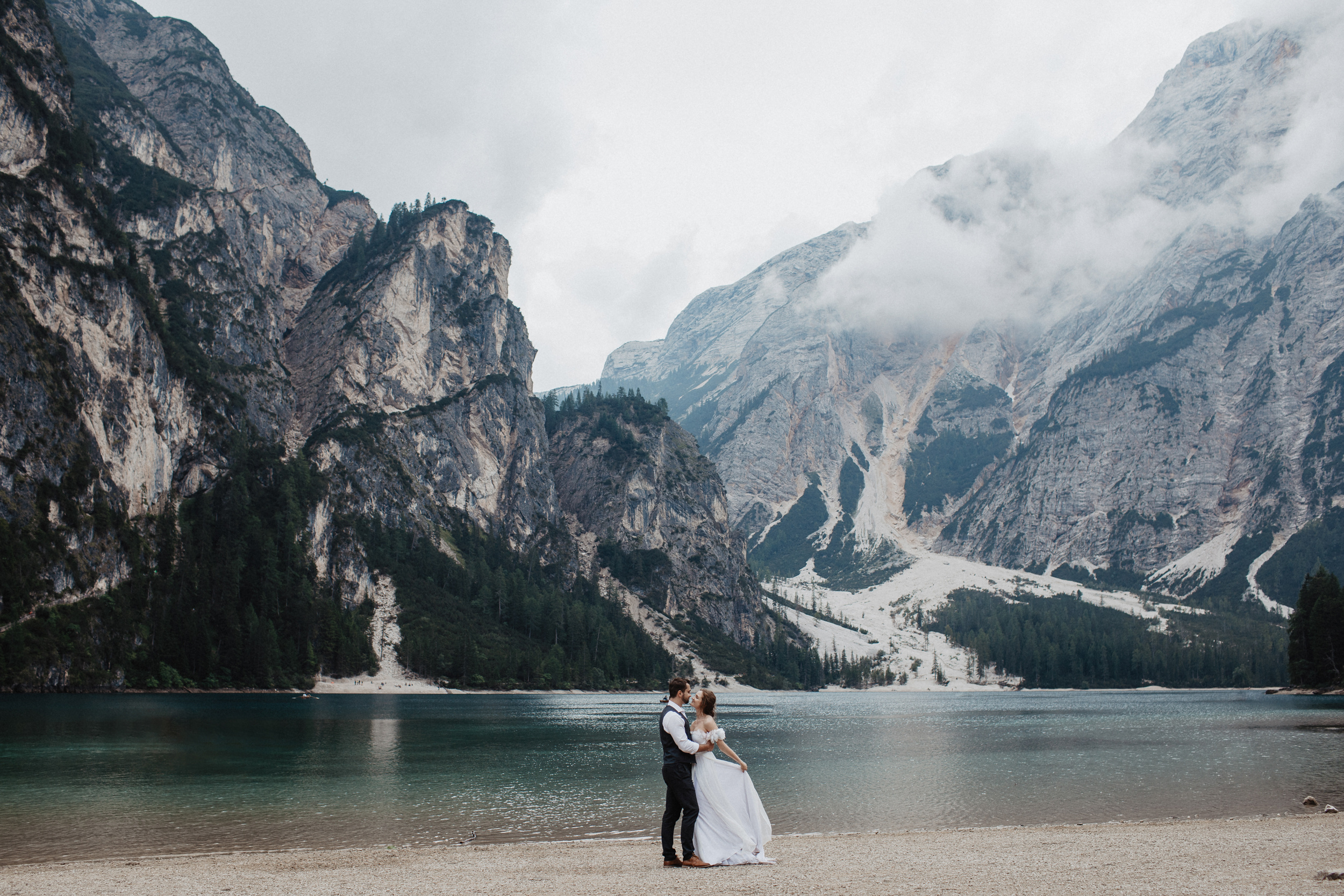 mountain lake wedding Austria