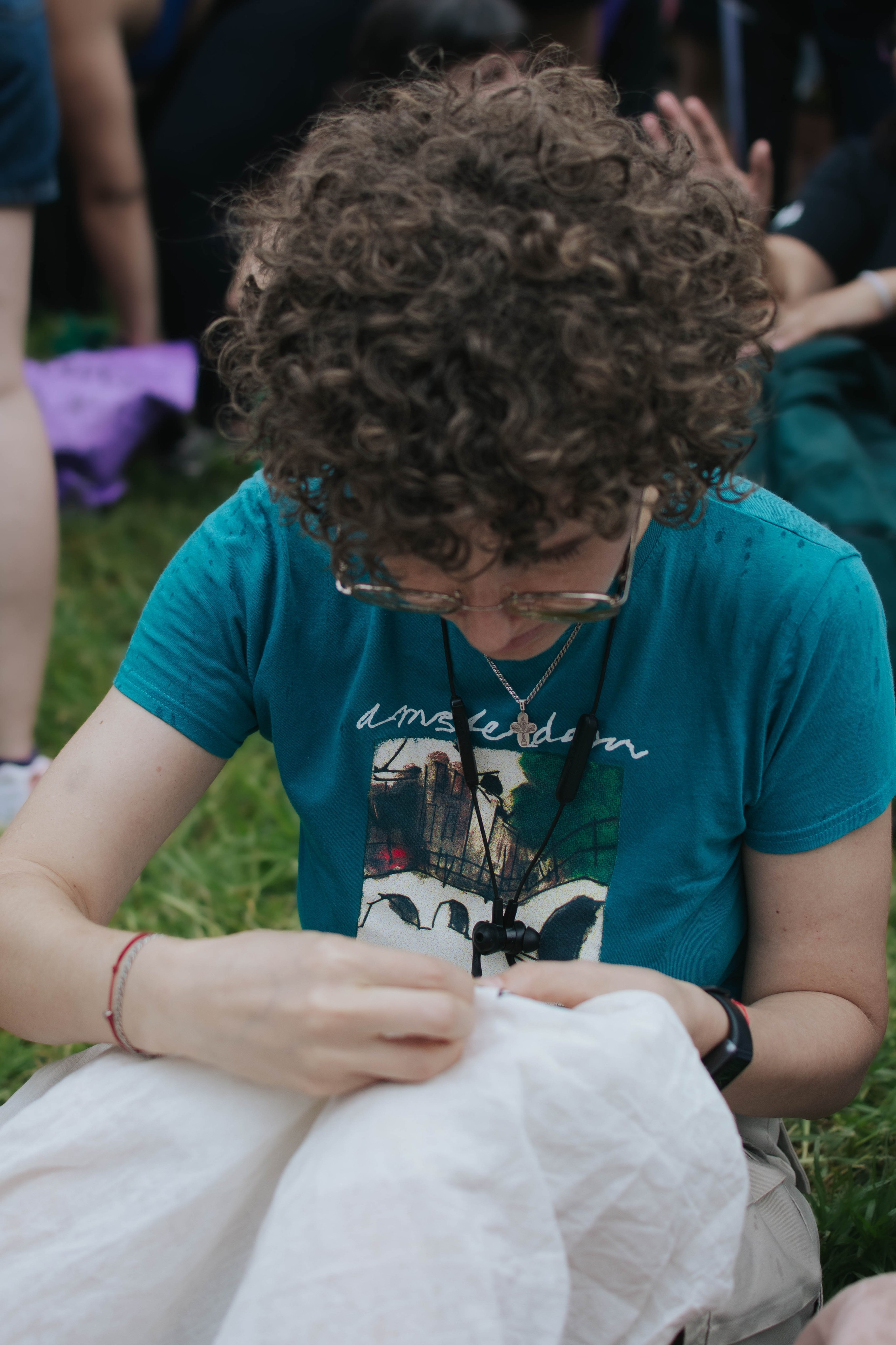 The Women’s March and our embroidery action. Reportage. Buenos Aires. Photographer @elmirkami in the city of Buenos Aires